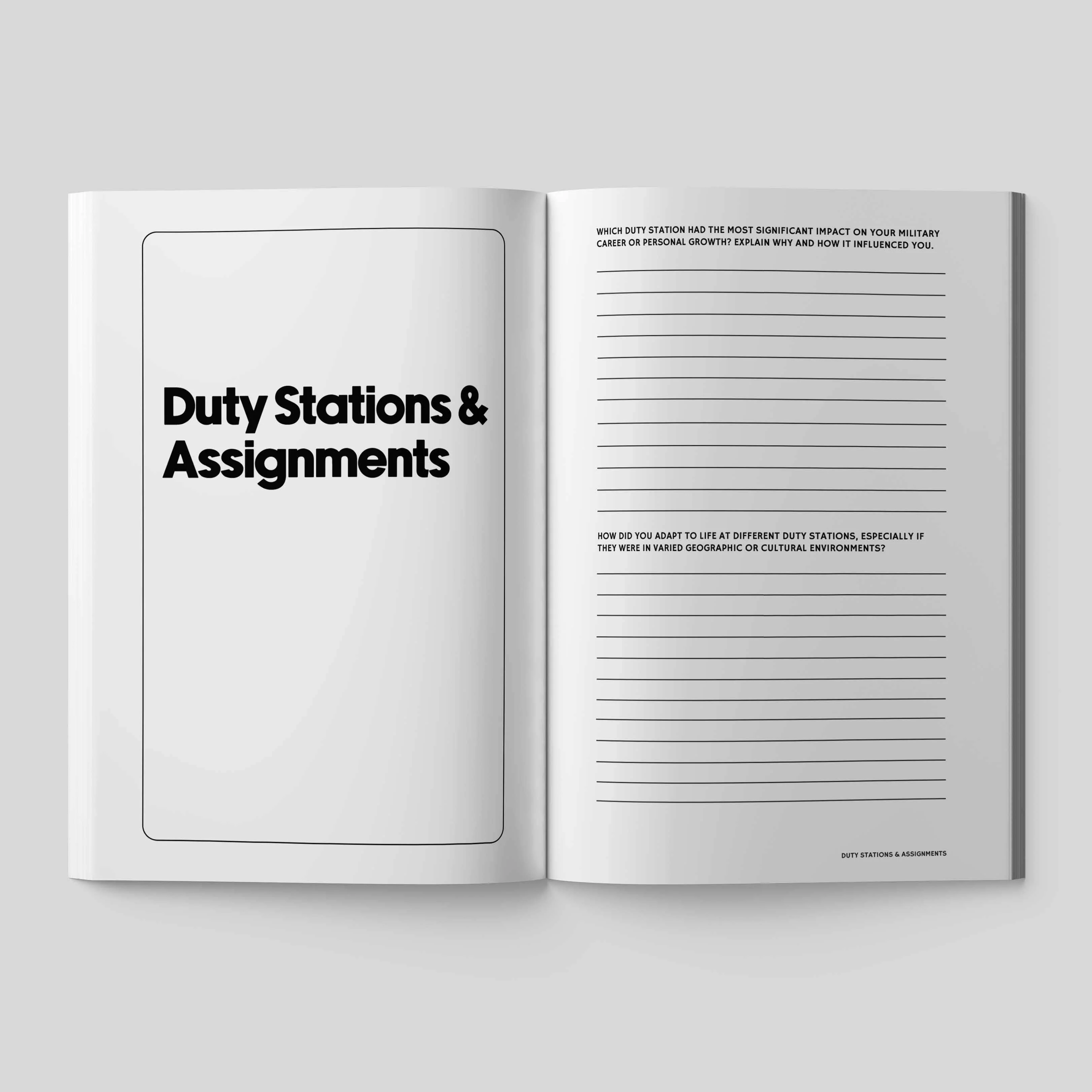 Share Your Story Veteran – A Guided Journal for U.S. Veterans - Image 3
