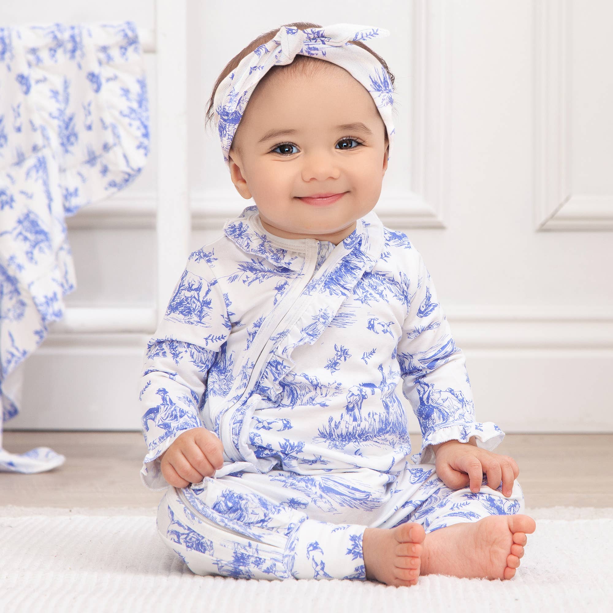 Toile de Jouy Bamboo Baby Collection – Sold Separately - Image 3