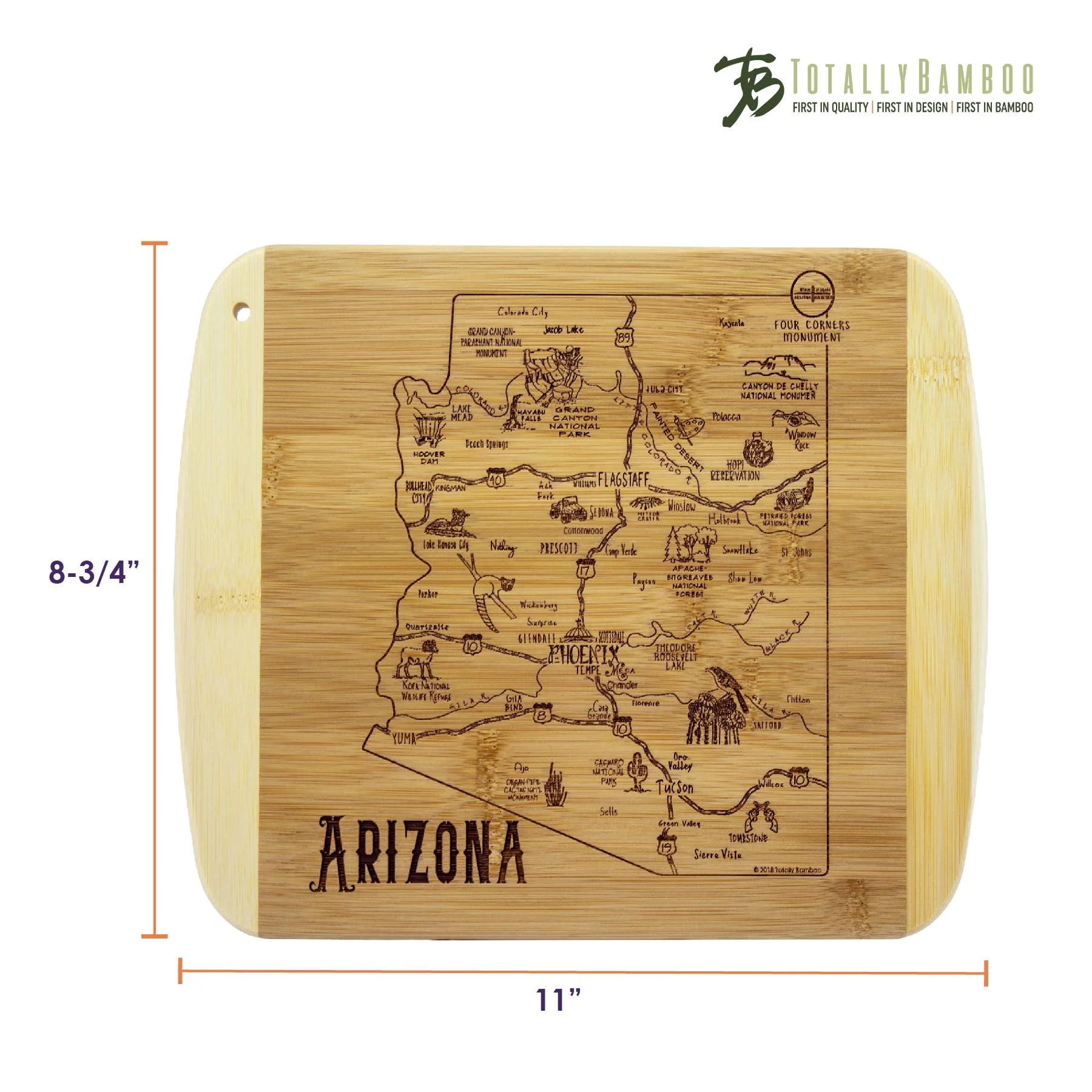 A Slice of Life Arizona Cutting & Charcuterie Board - Image 6