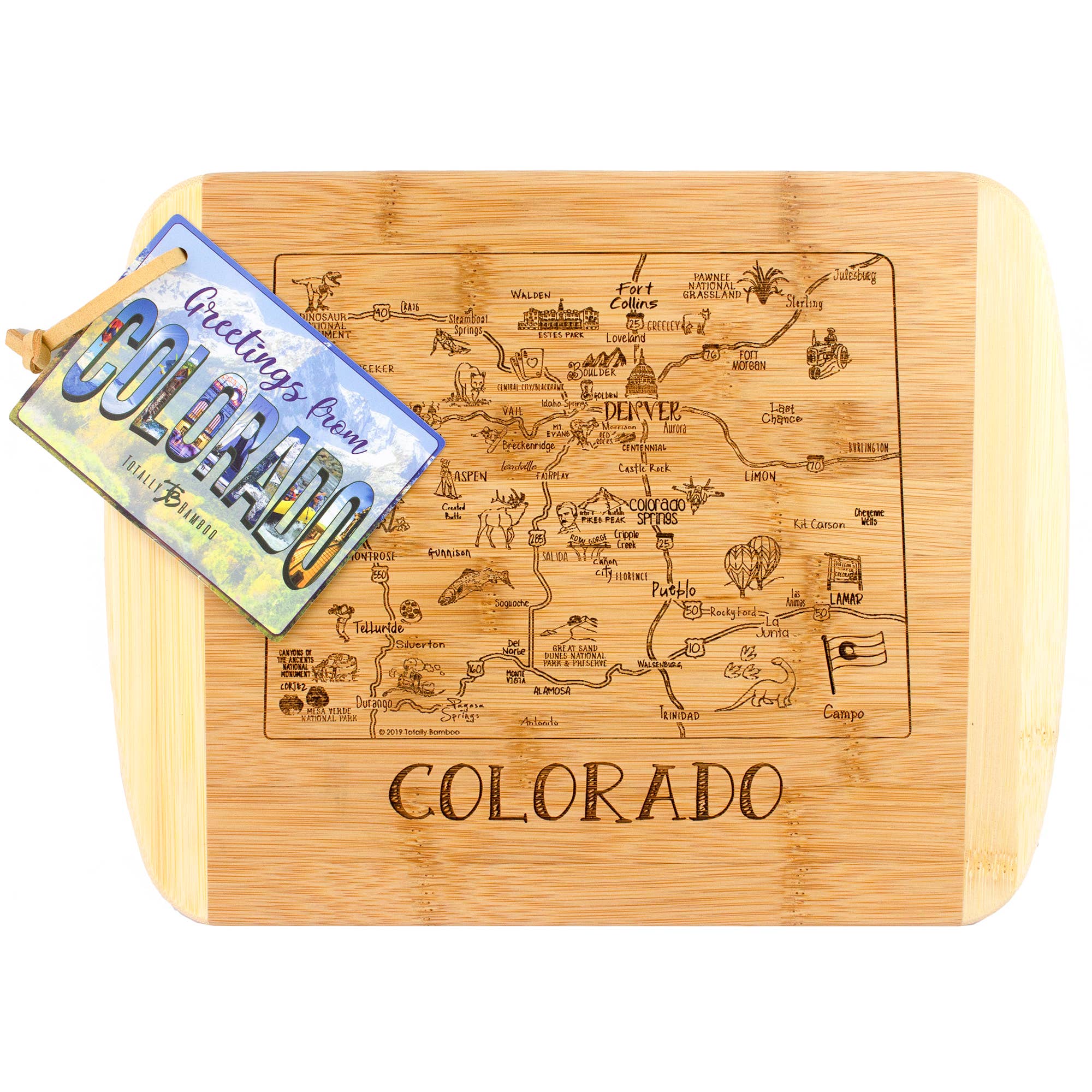 A Slice of Life Colorado Cutting & Charcuterie Board - Image 2