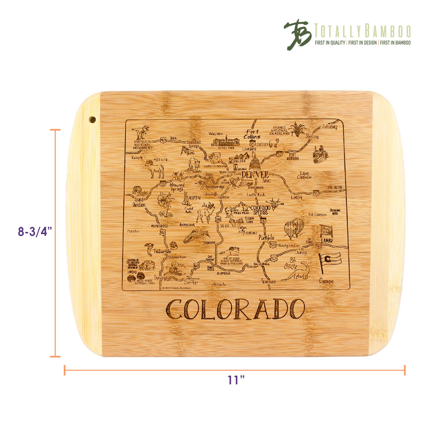 A Slice of Life Colorado Cutting & Charcuterie Board - Image 6