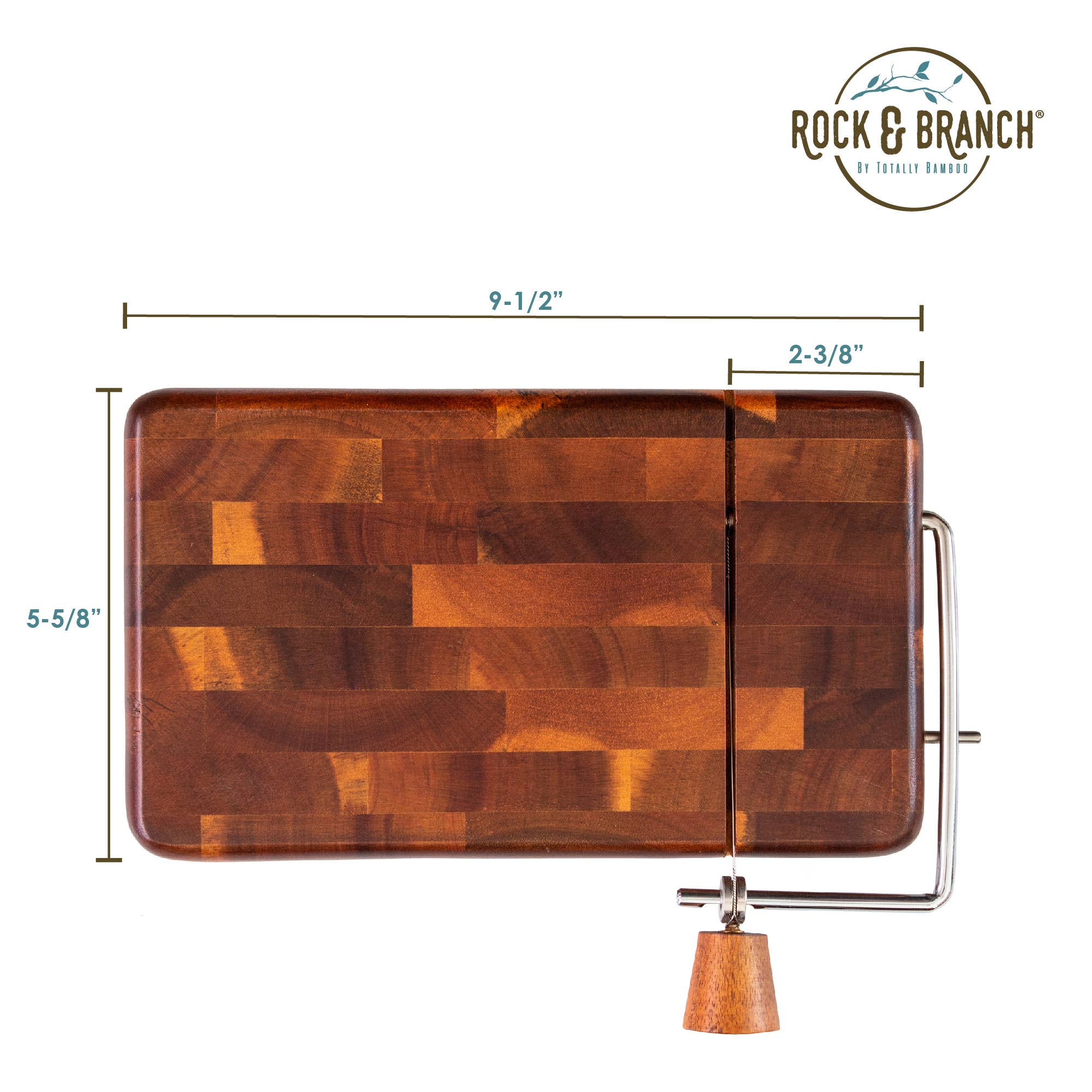 Rock & Branch® Acacia Charcuterie Board with Cheese Slicer - Image 7