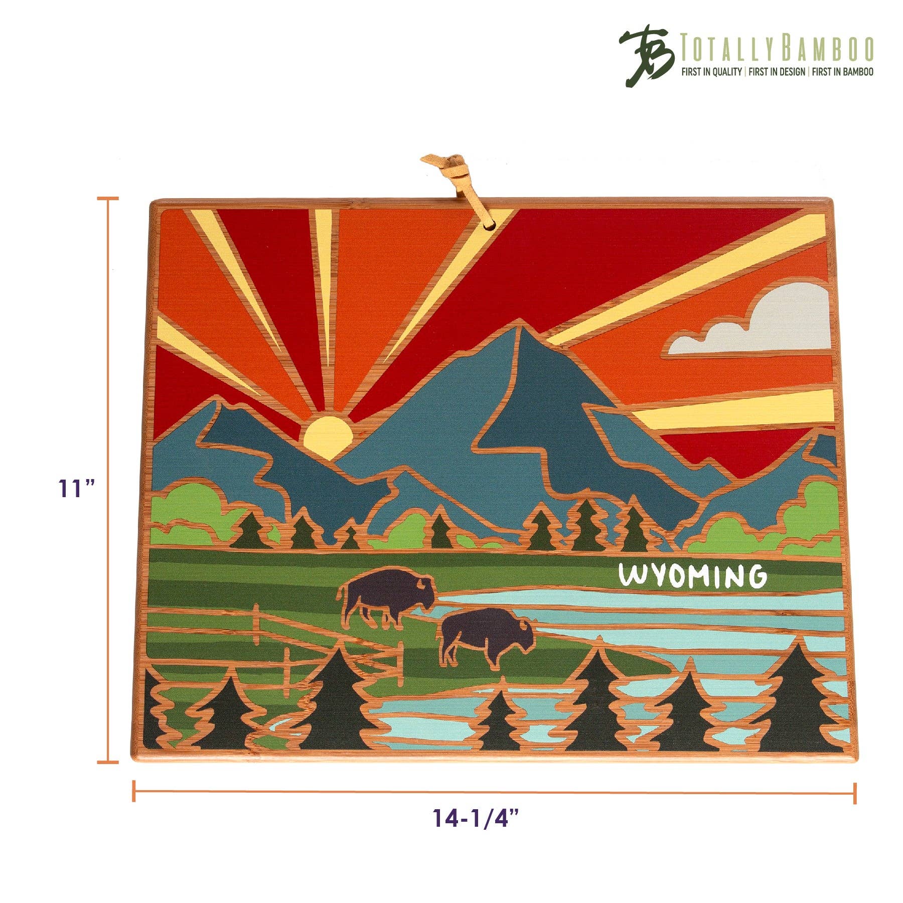 Wyoming Cutting Board with Artwork by Summer Stokes - Image 7