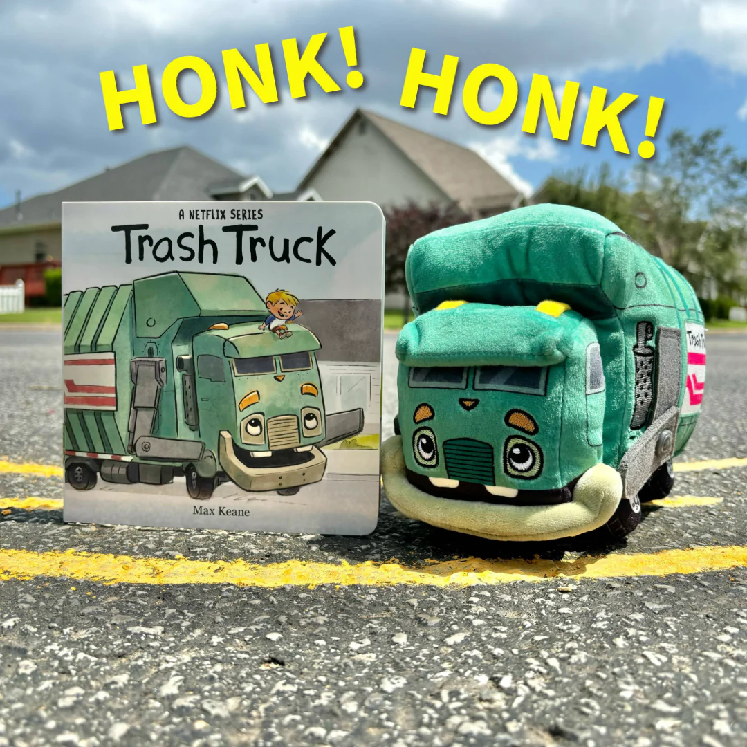 Trash Truck Plush (Board book sold Separately) - Image 3