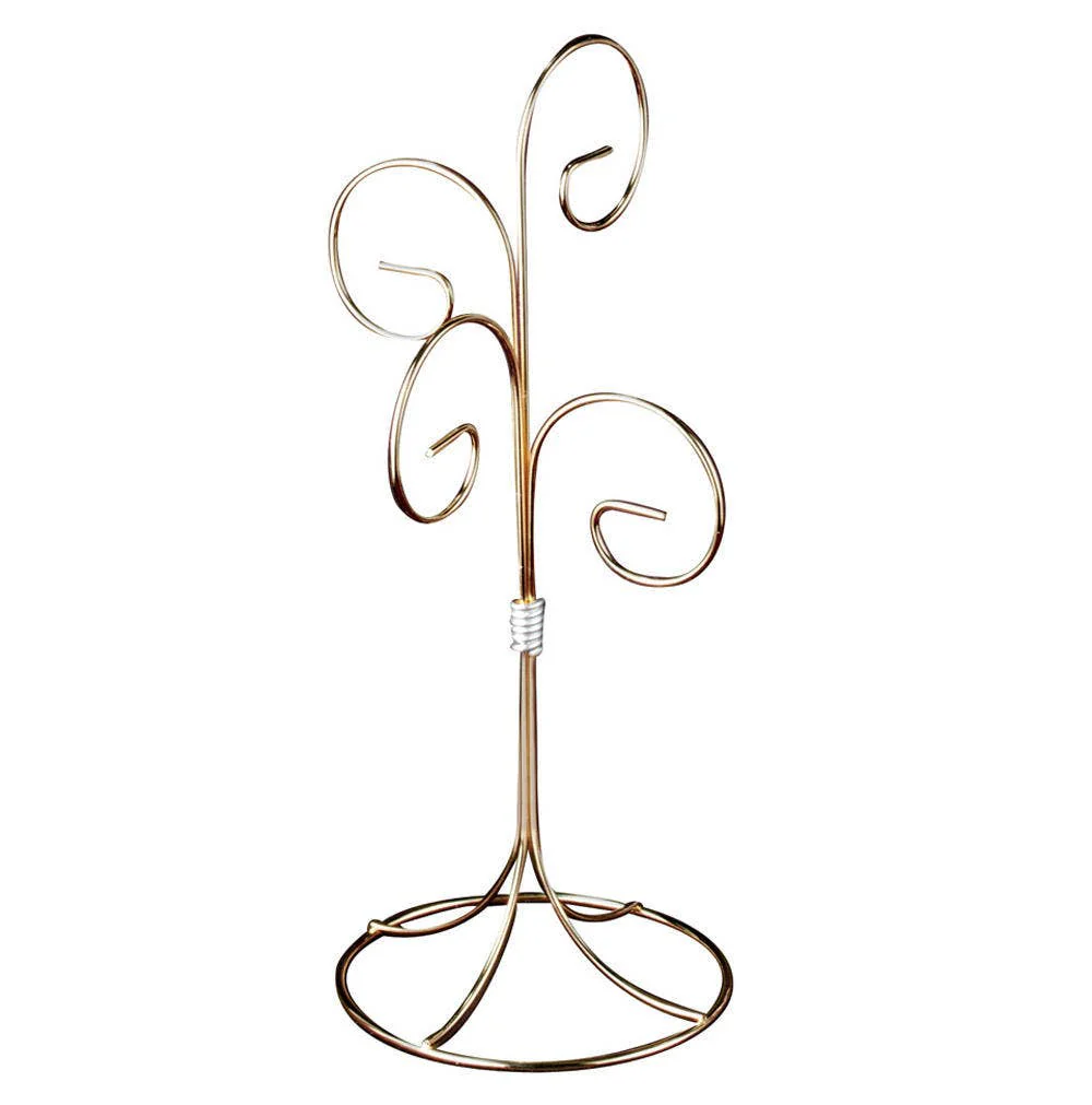 Brass 4 Arm Ornament Tree - Image 3
