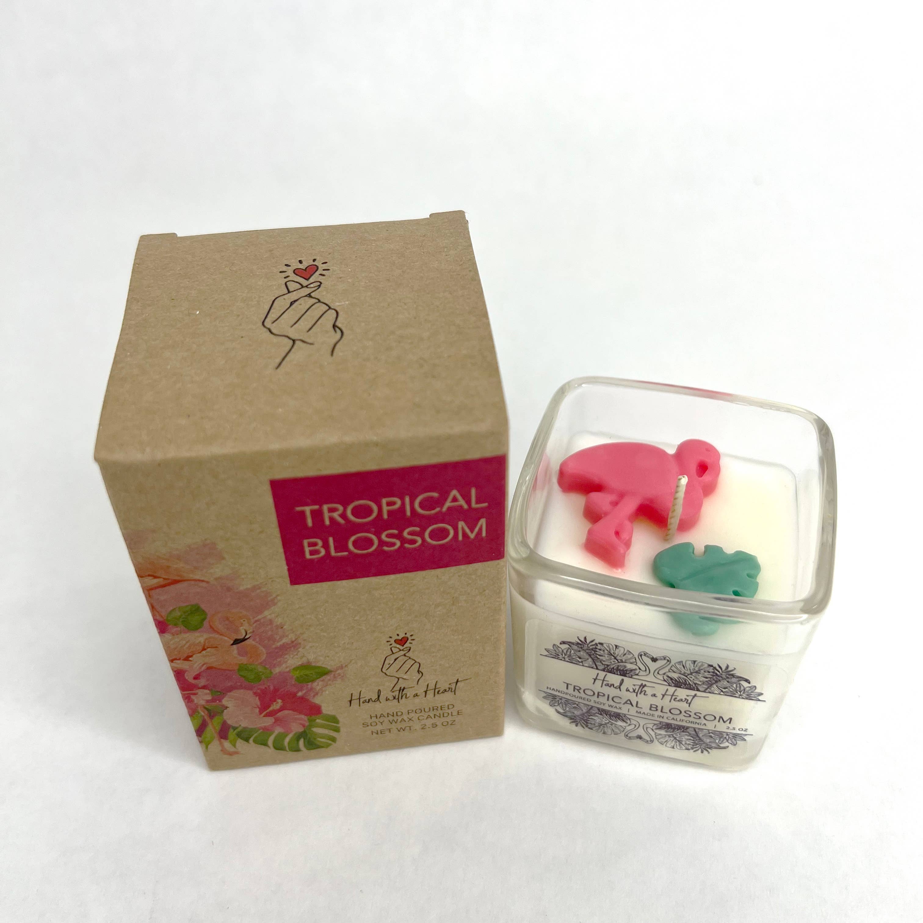 Tropical Blossom Soy Wax Candle - Image 2