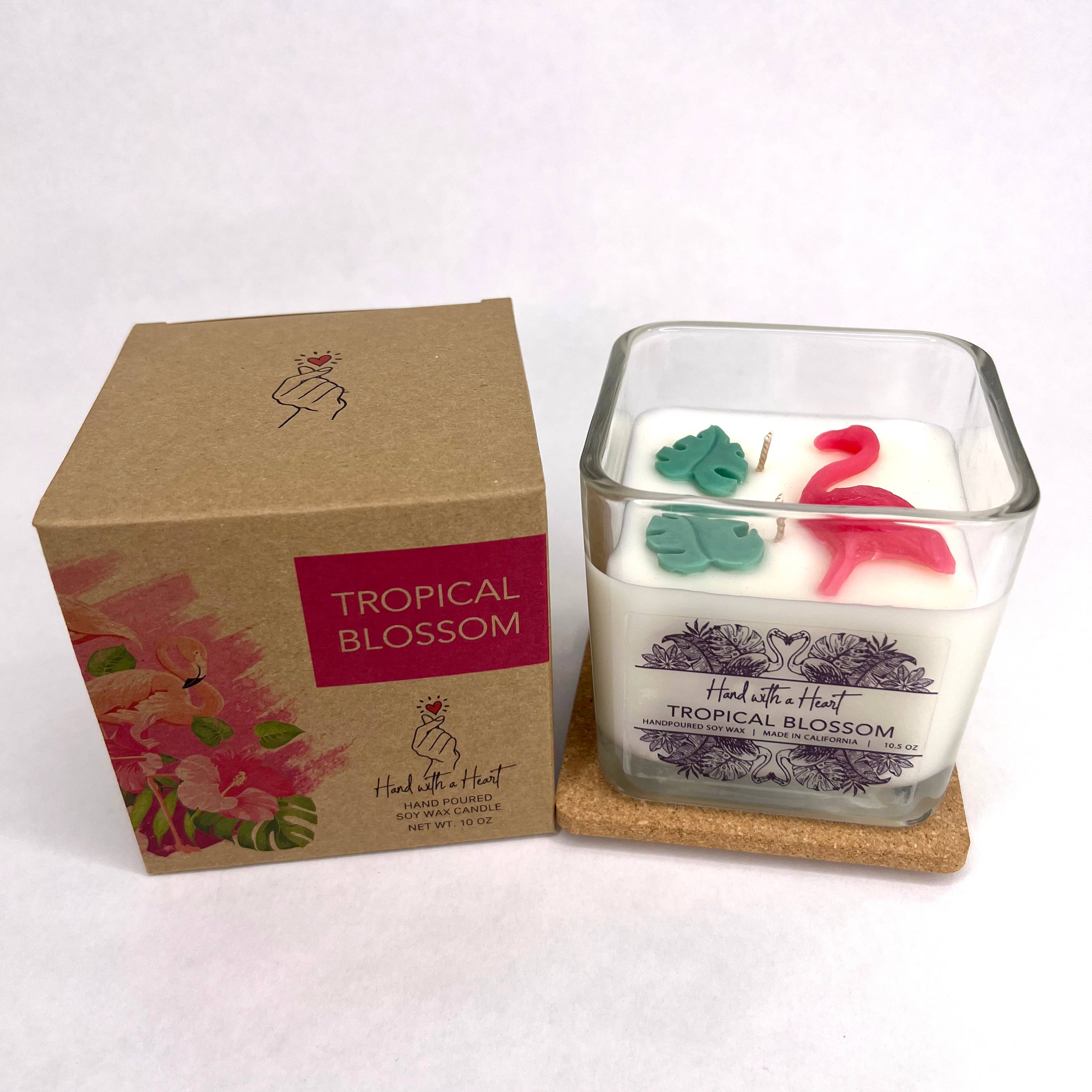 Tropical Blossom Soy Wax Candle - Image 4
