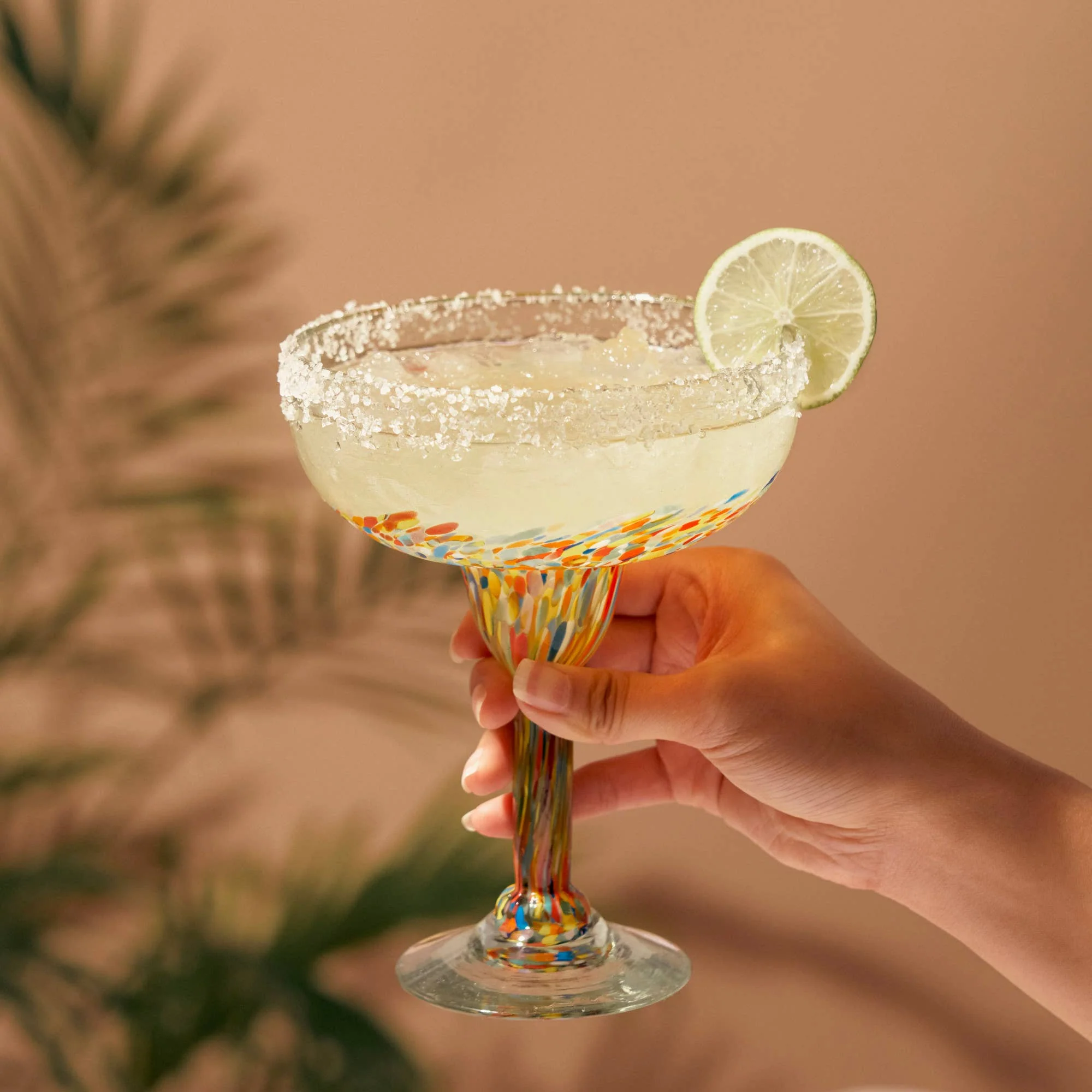 Artistico Recycled Glass Margarita Glasses Set of 2 - Image 4