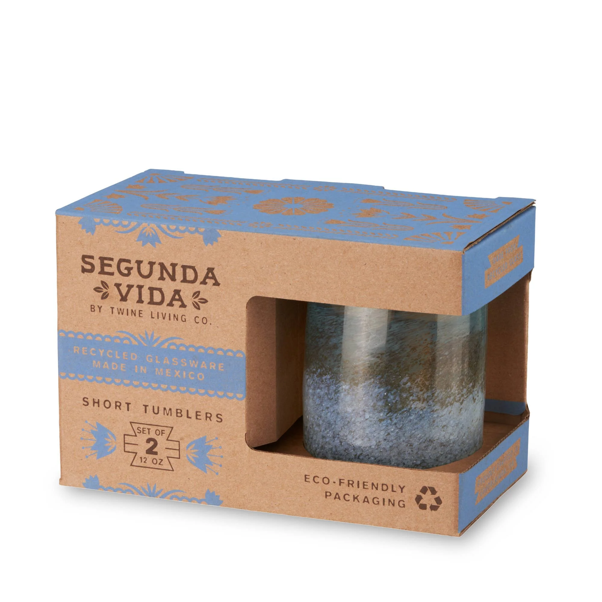 Segunda Vida Playa Bonita Recycled Tumblers Set of 2 - Image 2