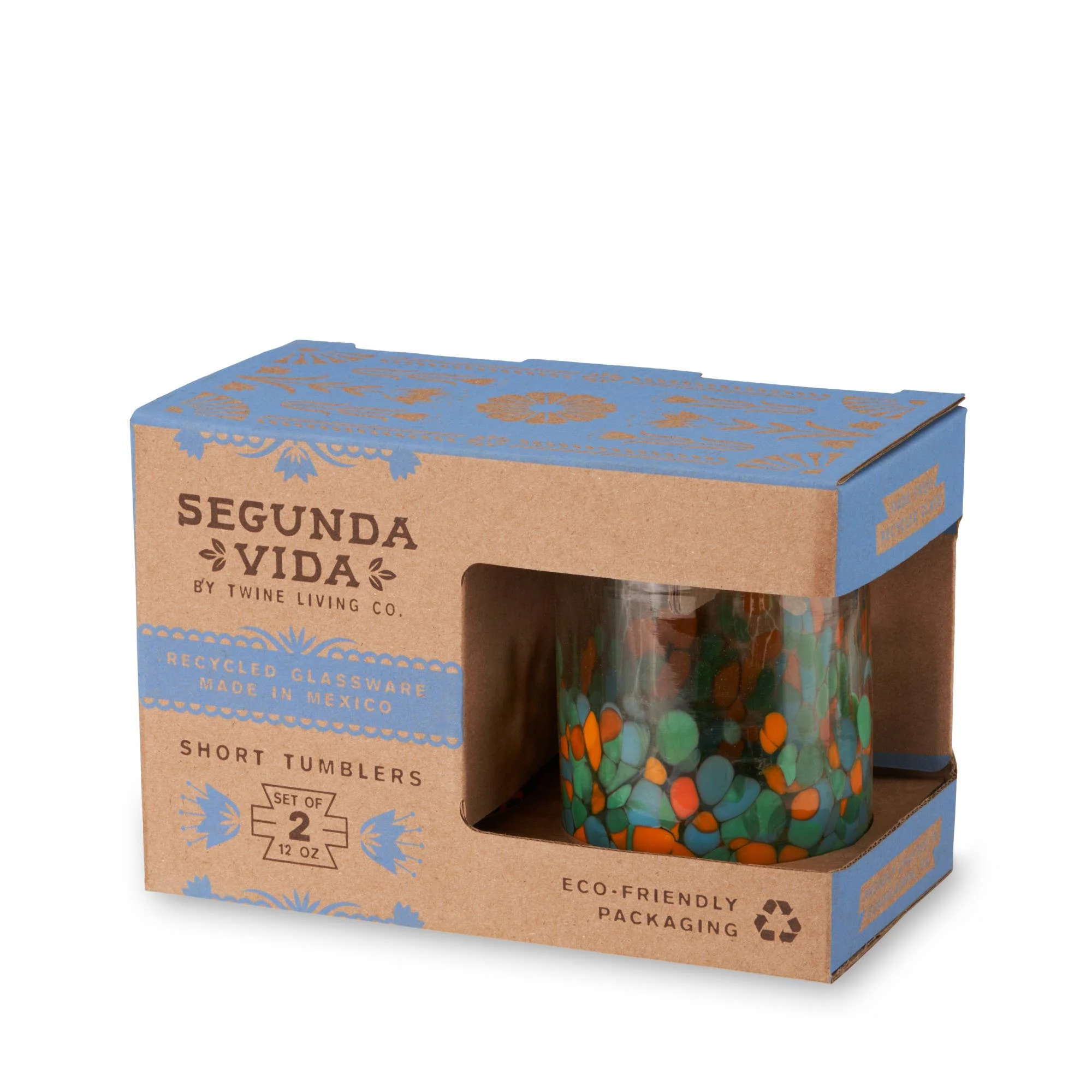 Segunda Vida Viajar Short Tumblers Set of 2 - Image 2
