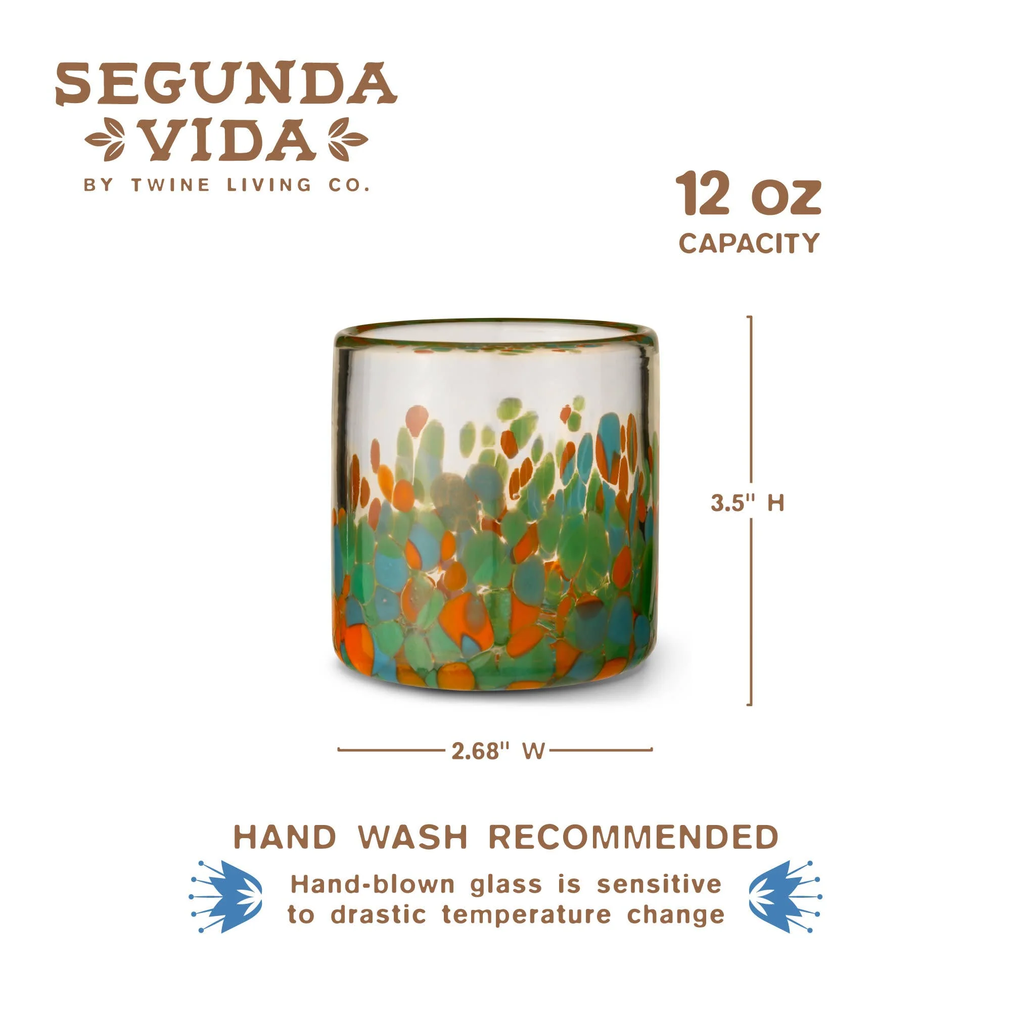 Segunda Vida Viajar Short Tumblers Set of 2 - Image 6