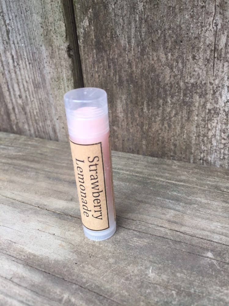 Strawberry Lemonade Natural Lip Balm - Image 5
