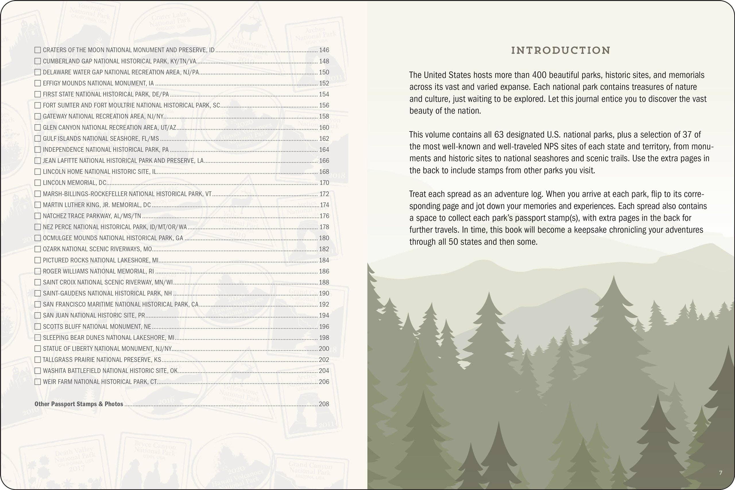 USA National Parks Journal & Passport Stamp Book - Image 3