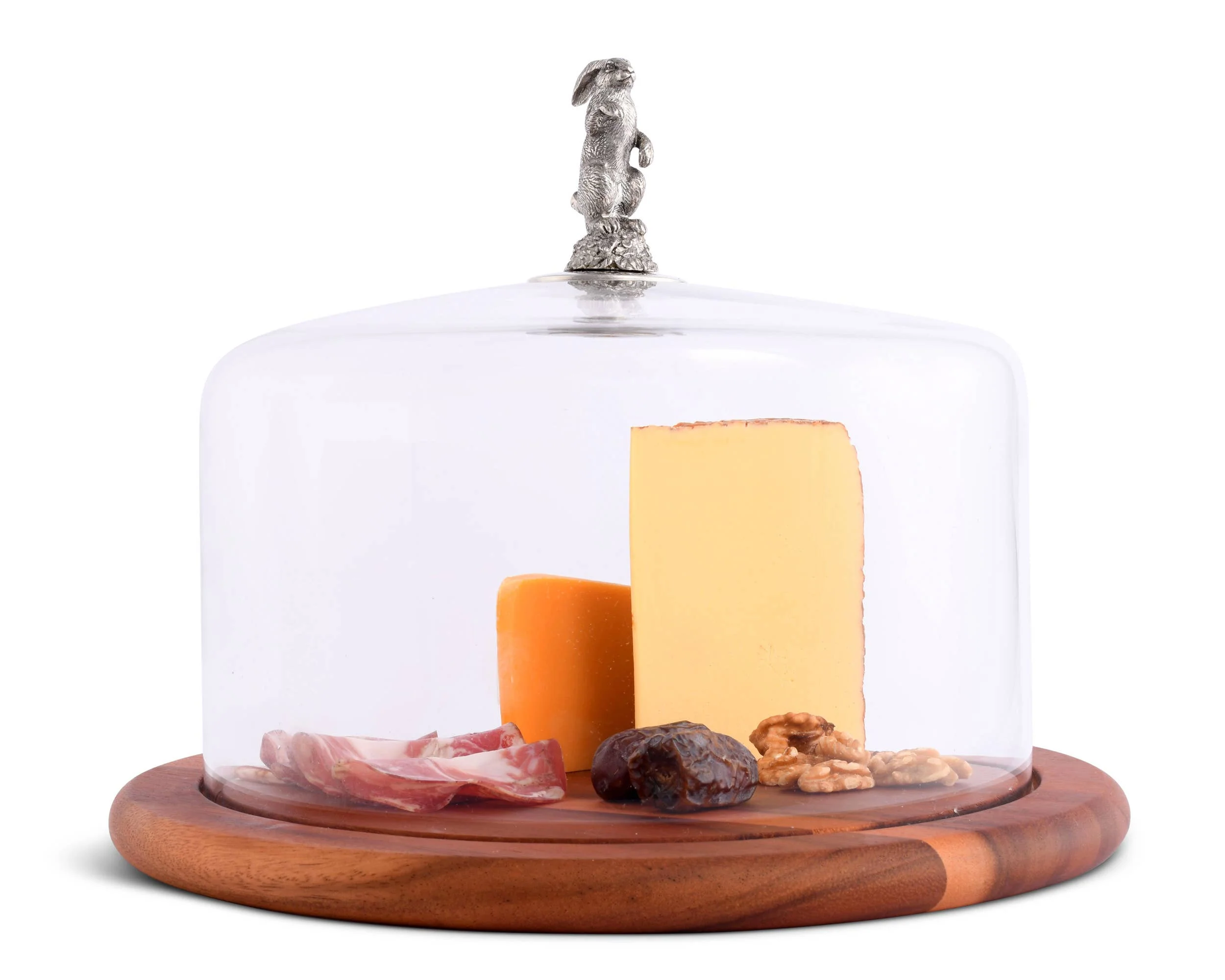 Bunny Glass Covered Cheese Wood Board - Image 3