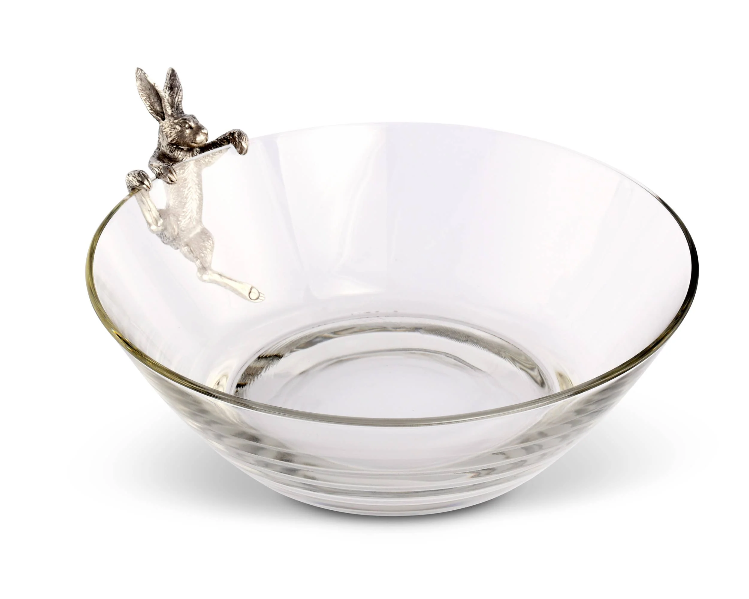 Climbing Bunny Glass Serving / Salad Bowl - Image 4