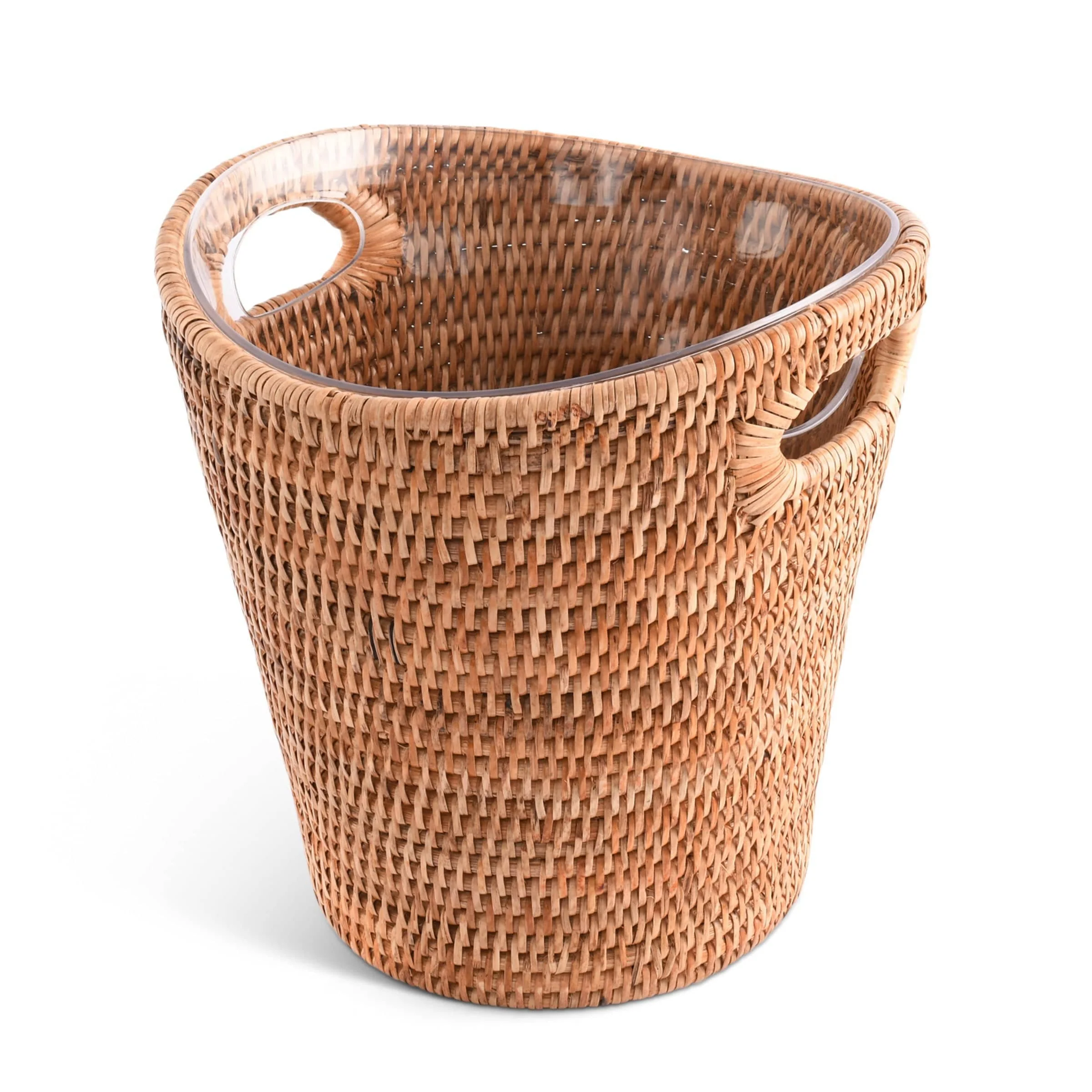 Hand Woven Rattan Wicker Champagne Bucket / Ice Bucket - Image 4