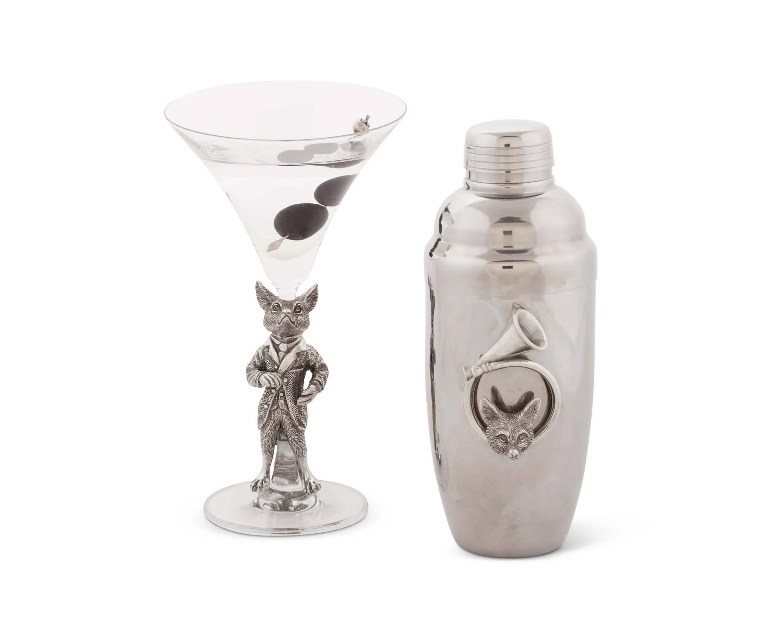Vagabond House - Hunting Dressed Fox Cocktail / Martini Glass - Image 3