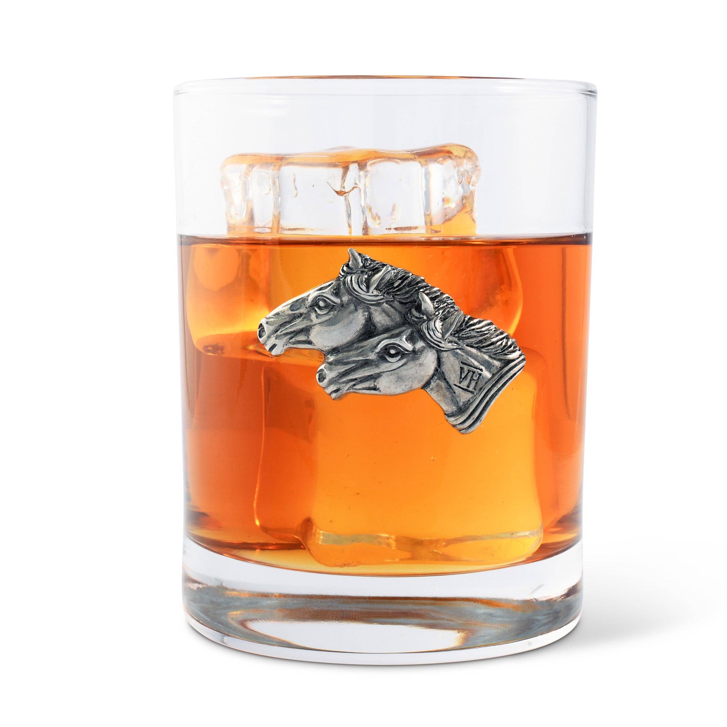 Vagabond House - Running Horse Double Old Fashion Bar Glass - Image 2