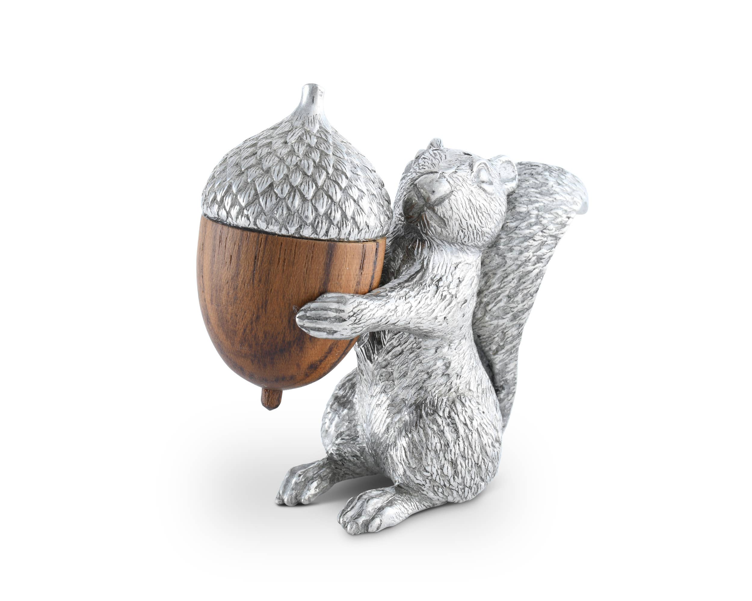 Squirrel with Wood Acorn Salt & Pepper Set (2 pc set) - Image 6