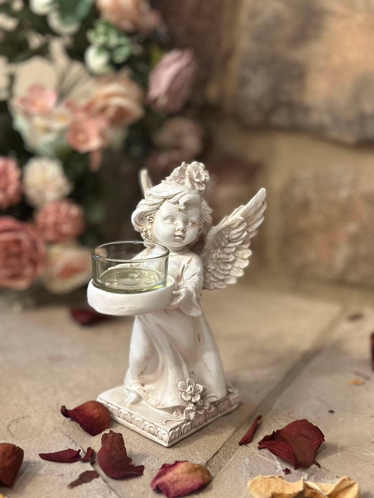 Angel Tea Light Candle Holder - Image 3