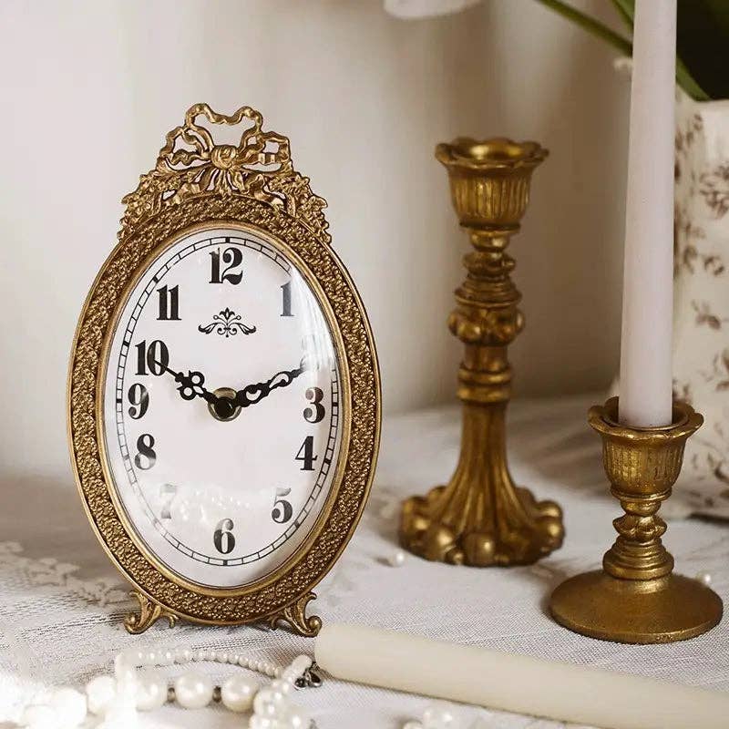 Vagabond Vintage - FRENCH TABLE TOP CLOCK - Image 2