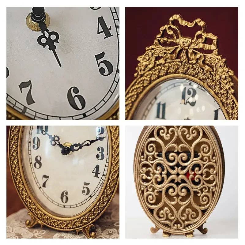 Vagabond Vintage - FRENCH TABLE TOP CLOCK - Image 3