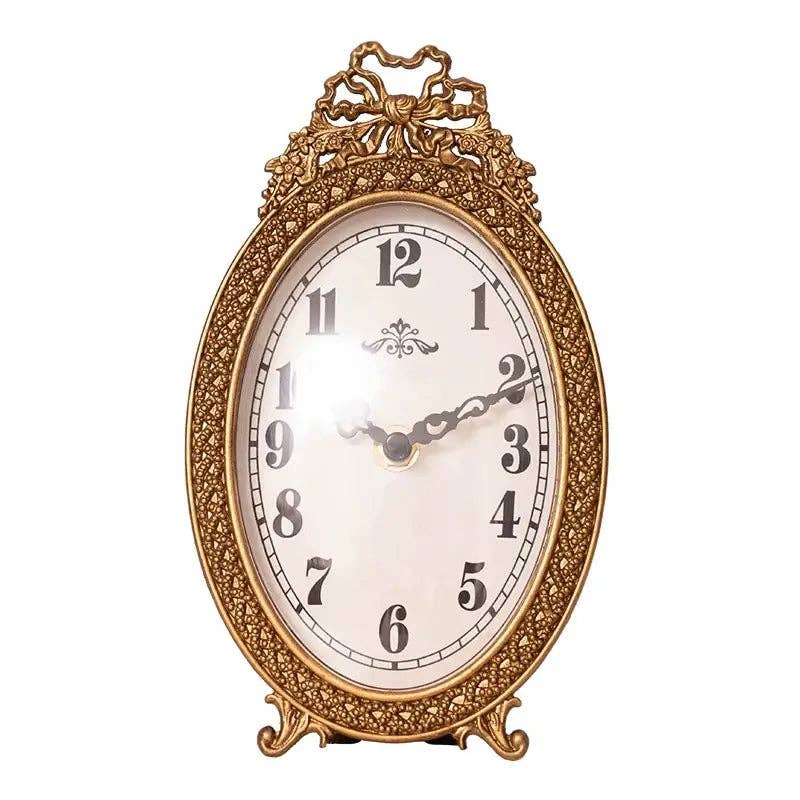 Vagabond Vintage - FRENCH TABLE TOP CLOCK - Image 4