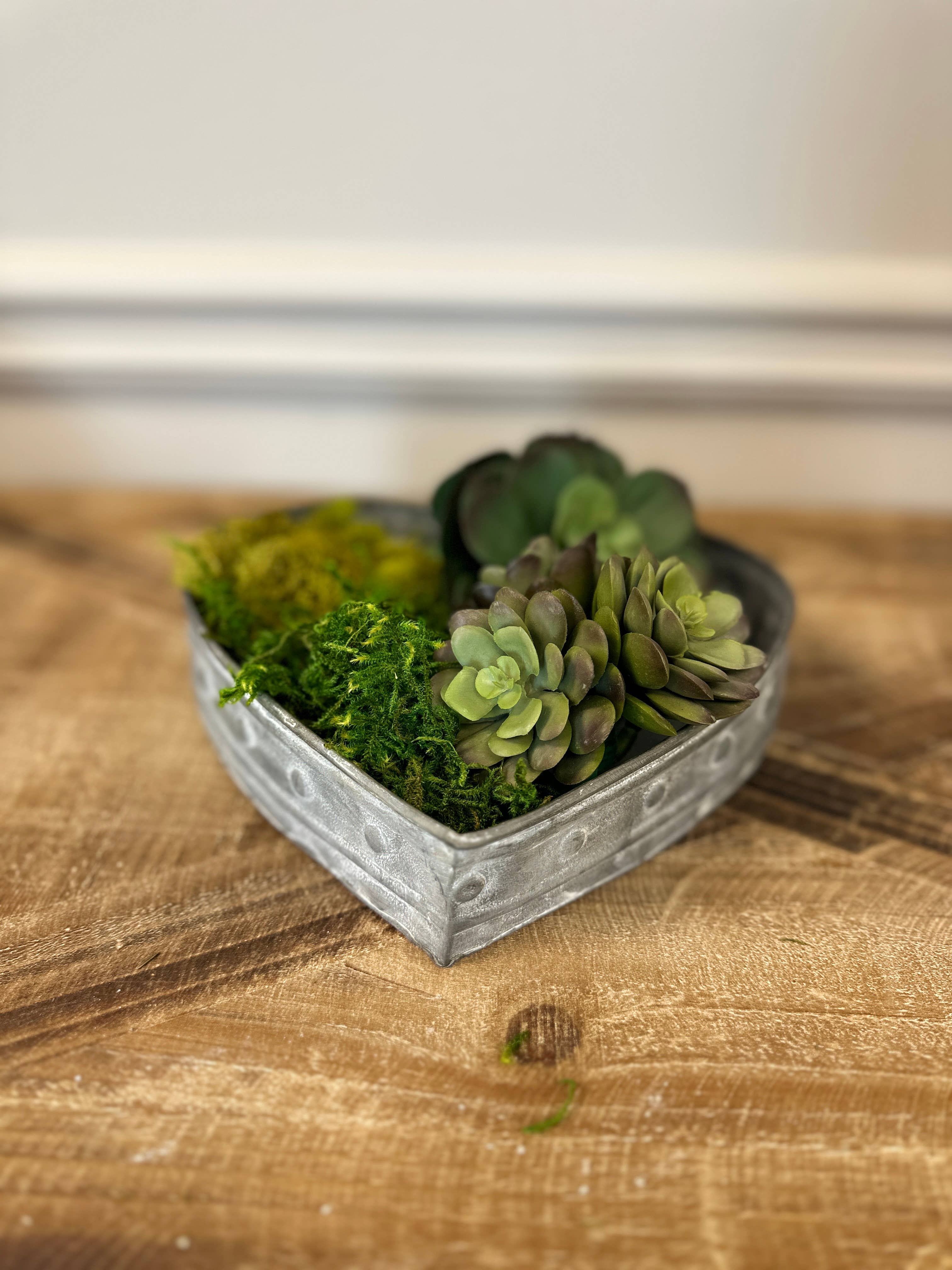 Metal Heart Tray - large