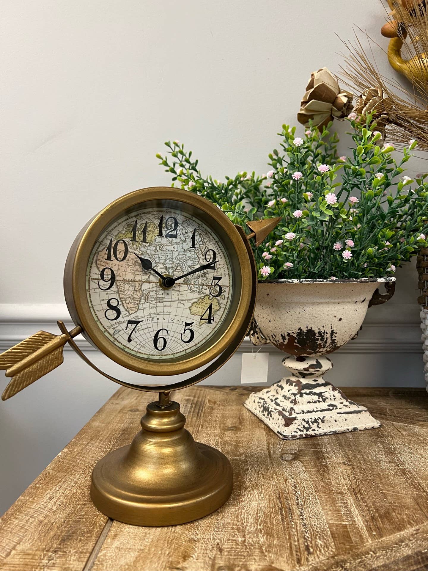 Vintage Style Table Top Clock - Image 3