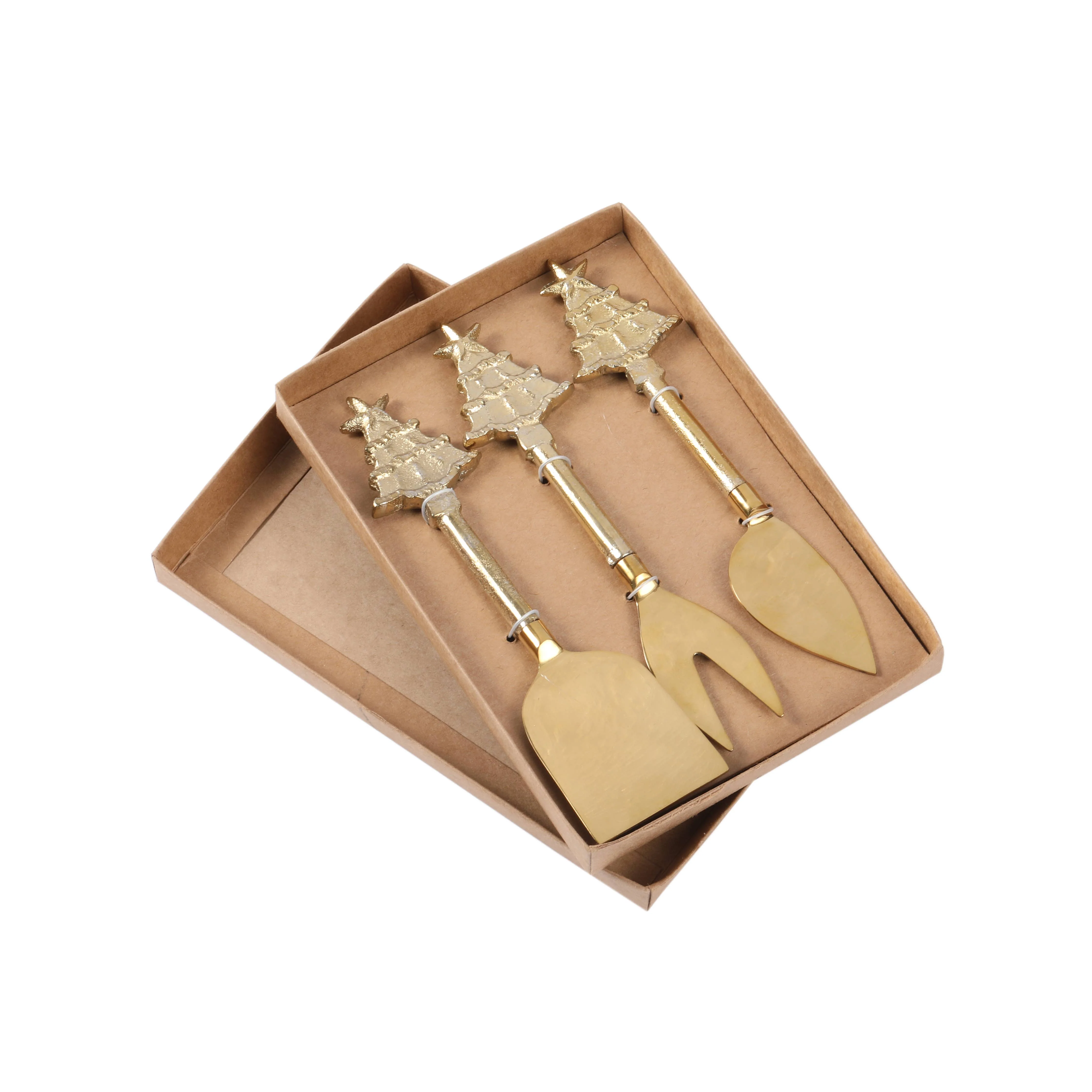 Gold Tree Cheese Server Set