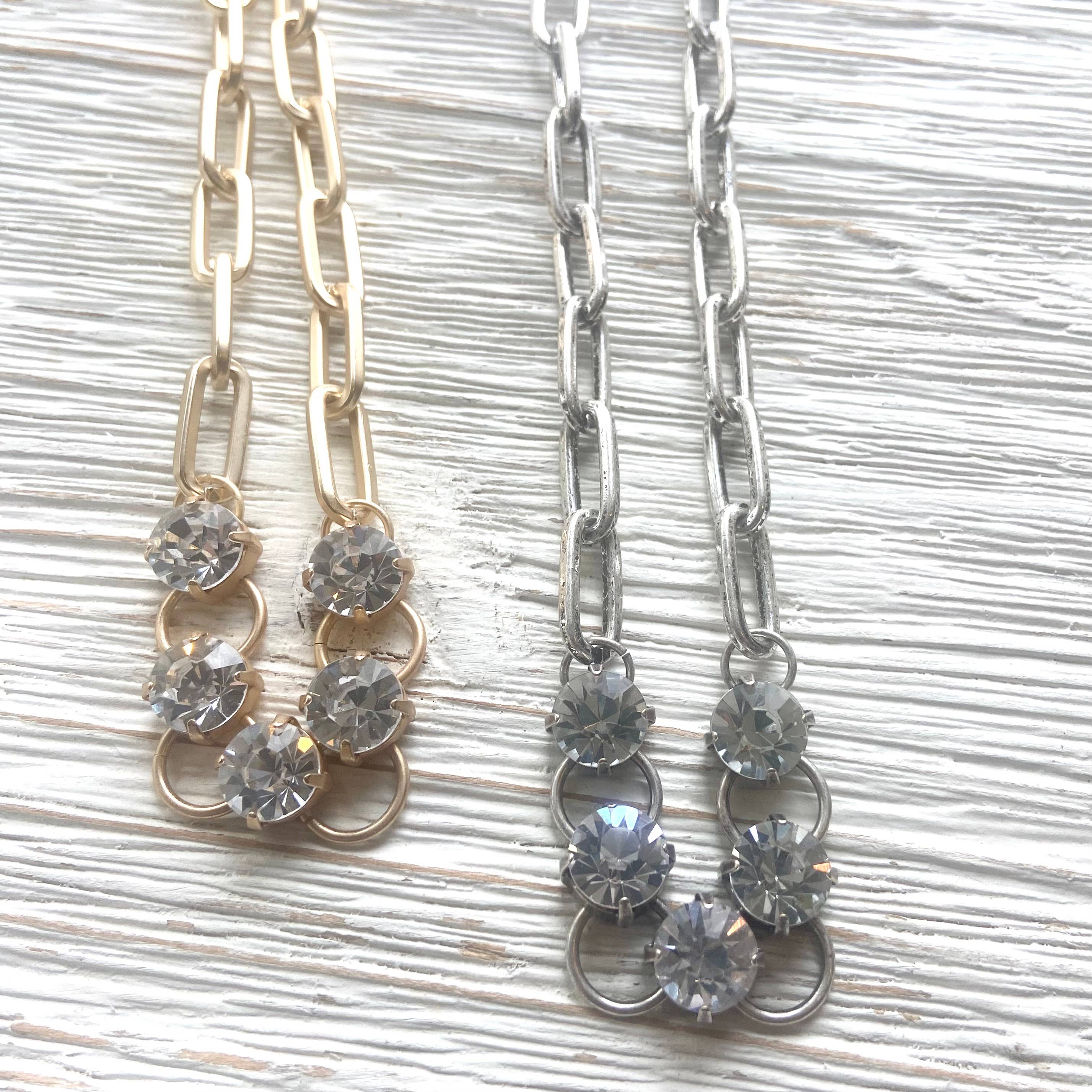 2 in 1 wrap crystal wrap necklace bracelet boutique jewelry - Image 4