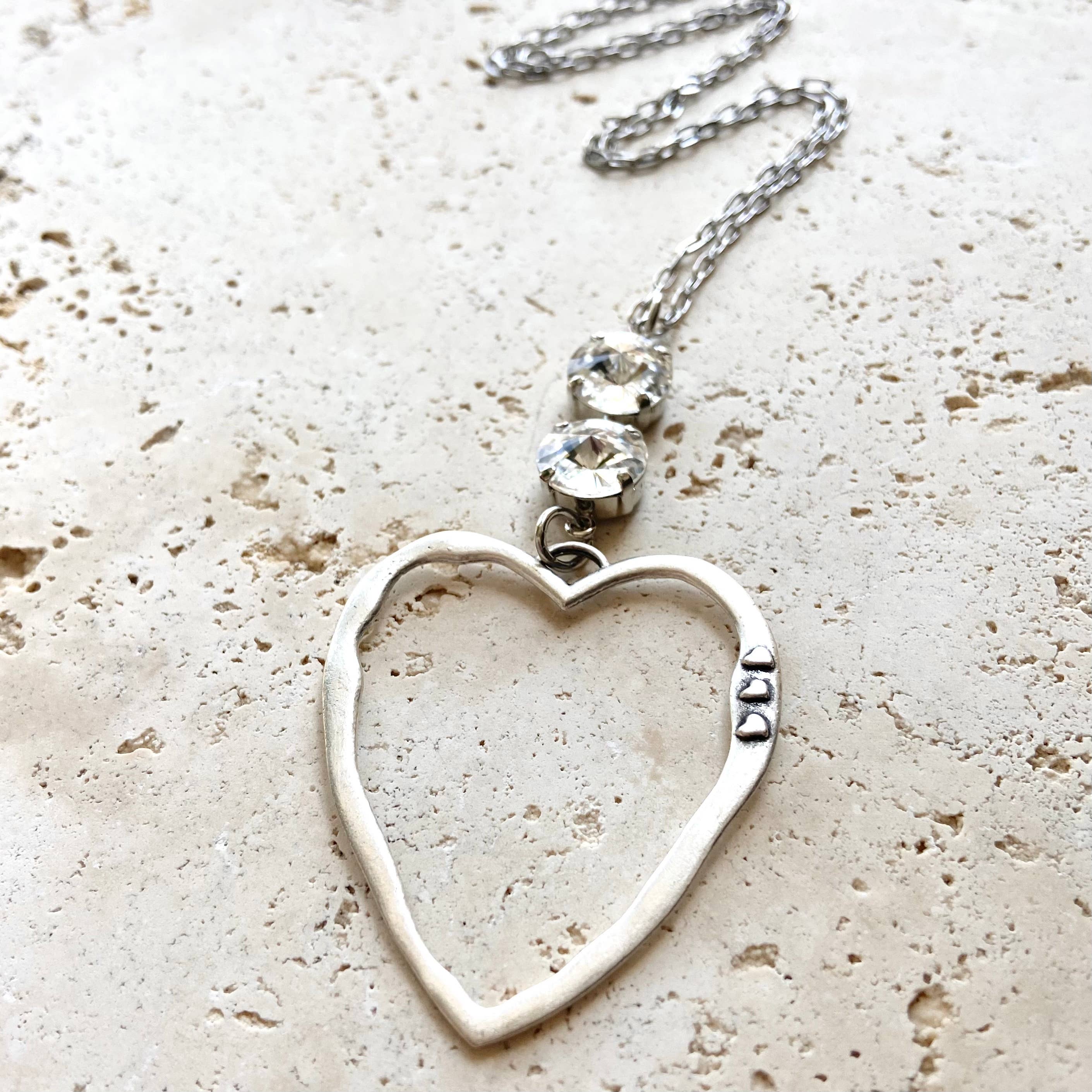 Heart Swarovski necklace - Image 3