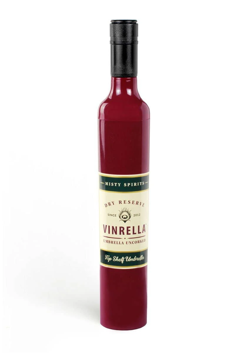 Burgundy Wine Bottle Umbrella - Image 2