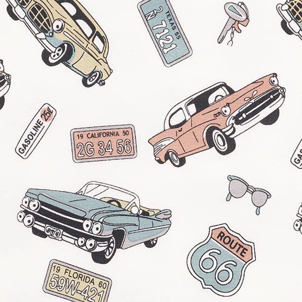 Vintage Car Henley Romper – Baby Road Trip Style - Image 4