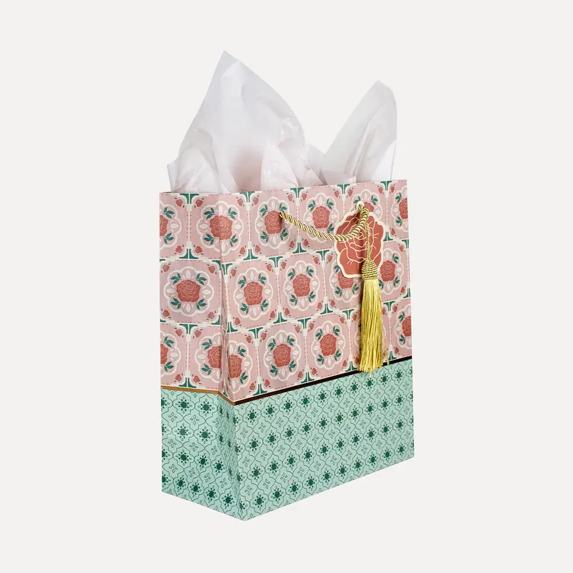 Moorish Rose Tiles - Md Gift Bag