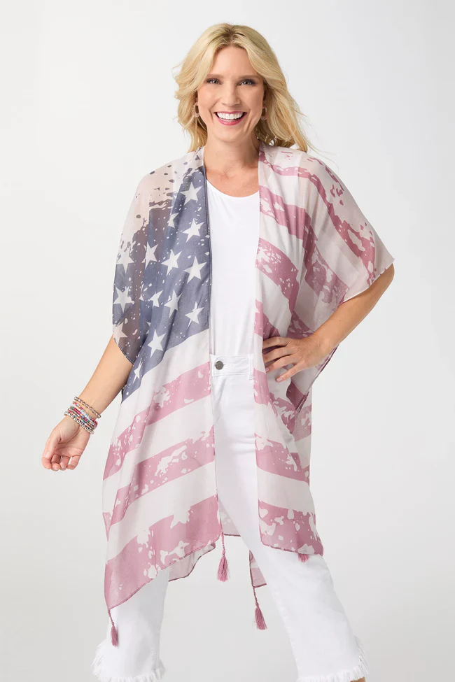 Vintage Style Lightweight Americana Wrap