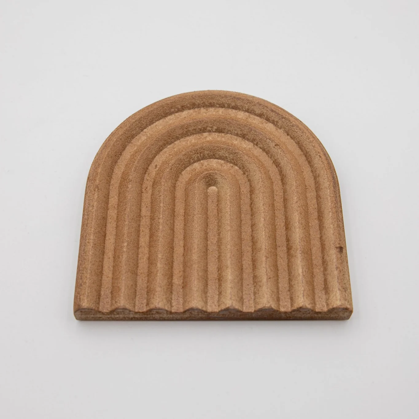 Vito Wood Rainbow Coaster Brown