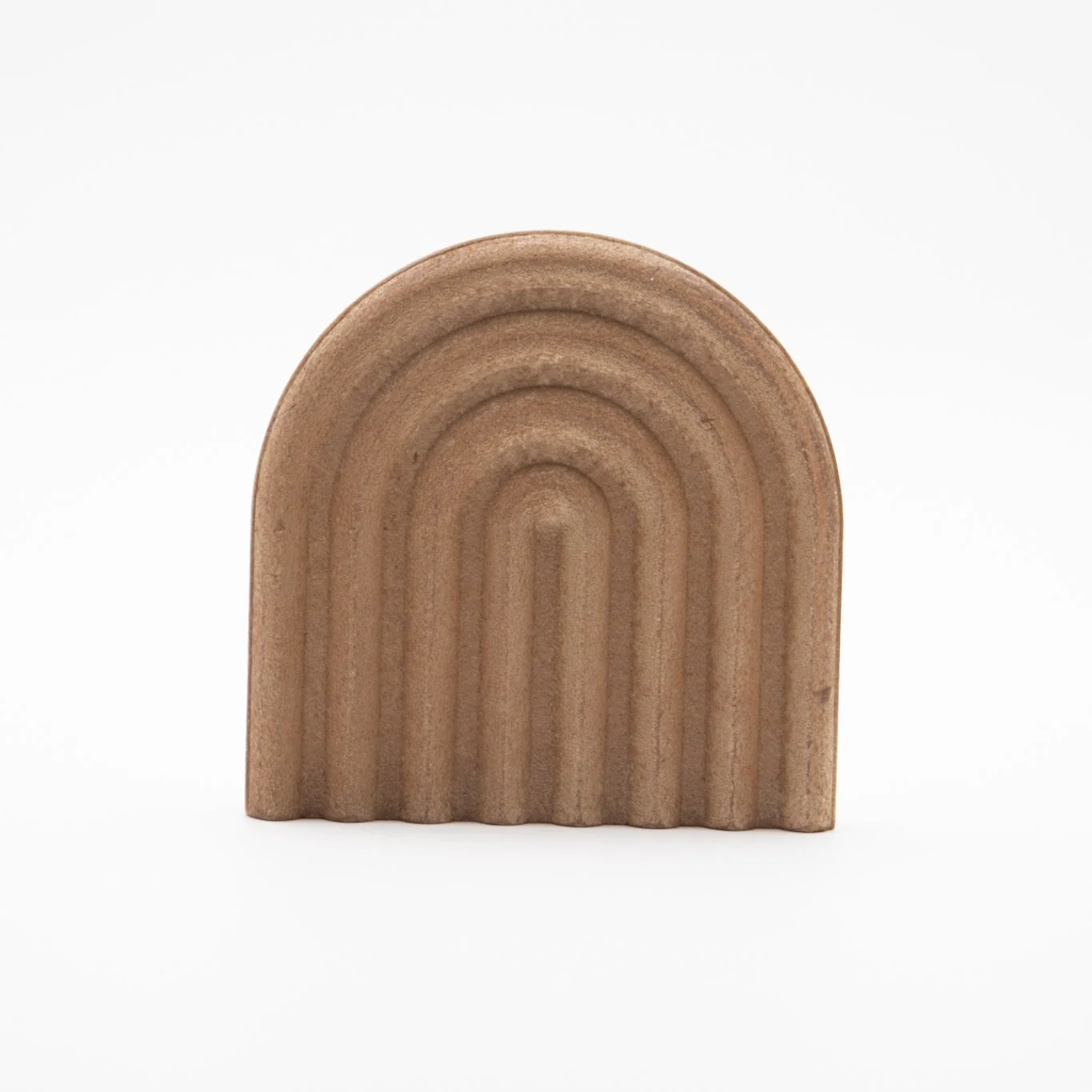 Vito Wood Rainbow Coaster Brown - Image 2