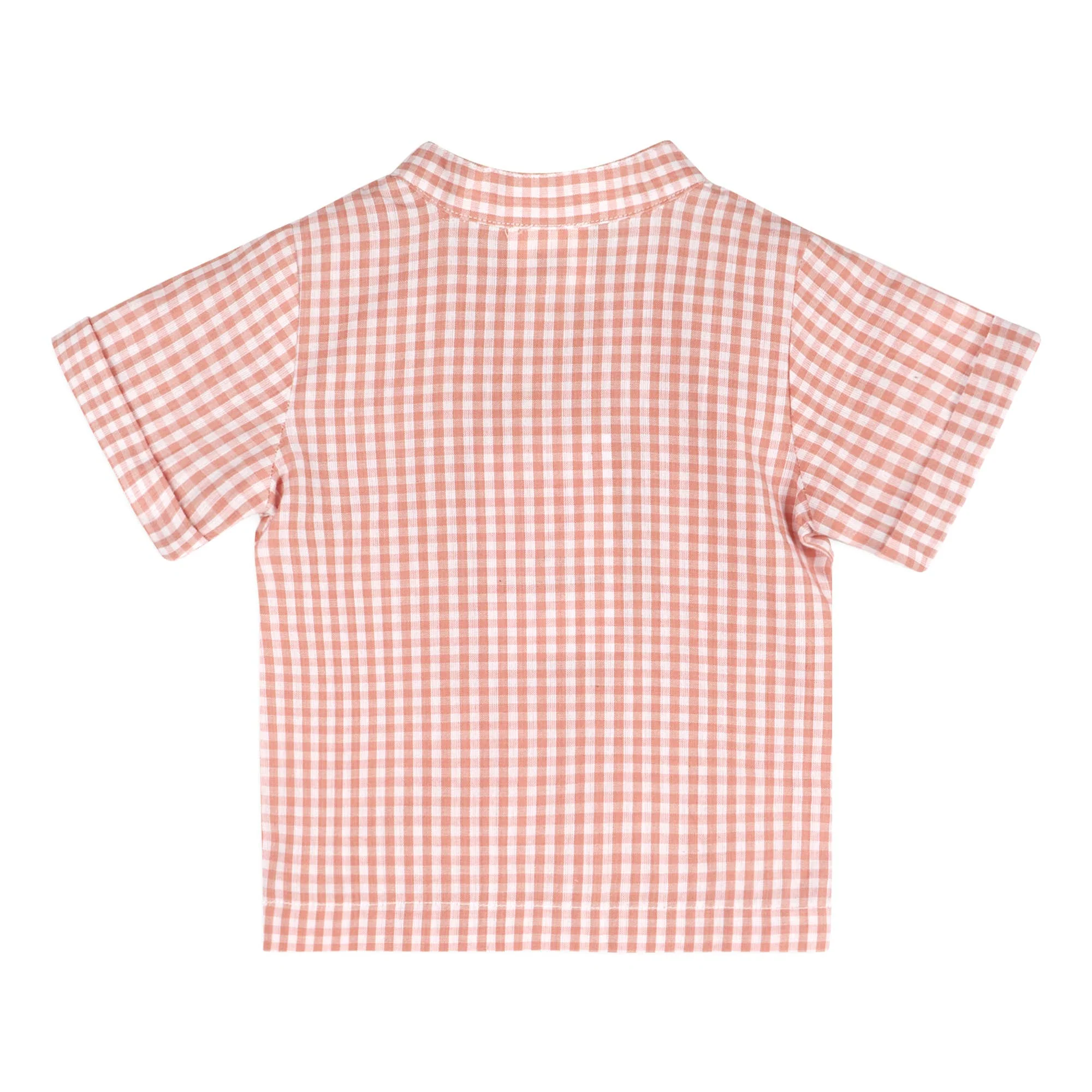 Billie Gingham Baby Shirt + Shorts 2 pc Set (Organic Cotton) - Image 4