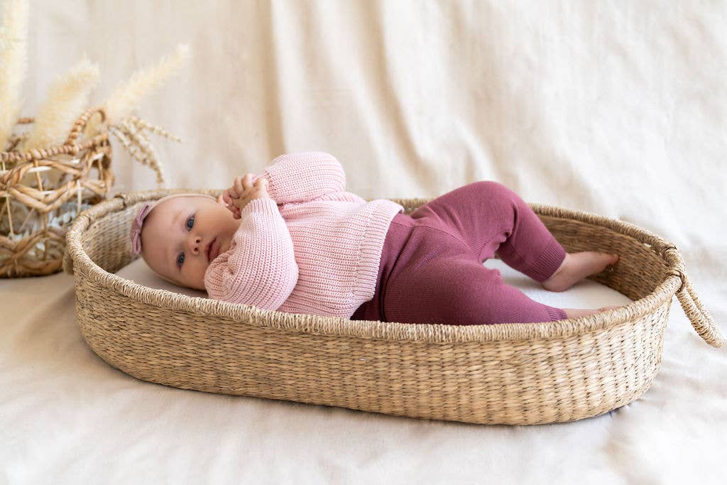 Love  Embroidered Chunky Knit Baby Sweater (Organic) - Image 12