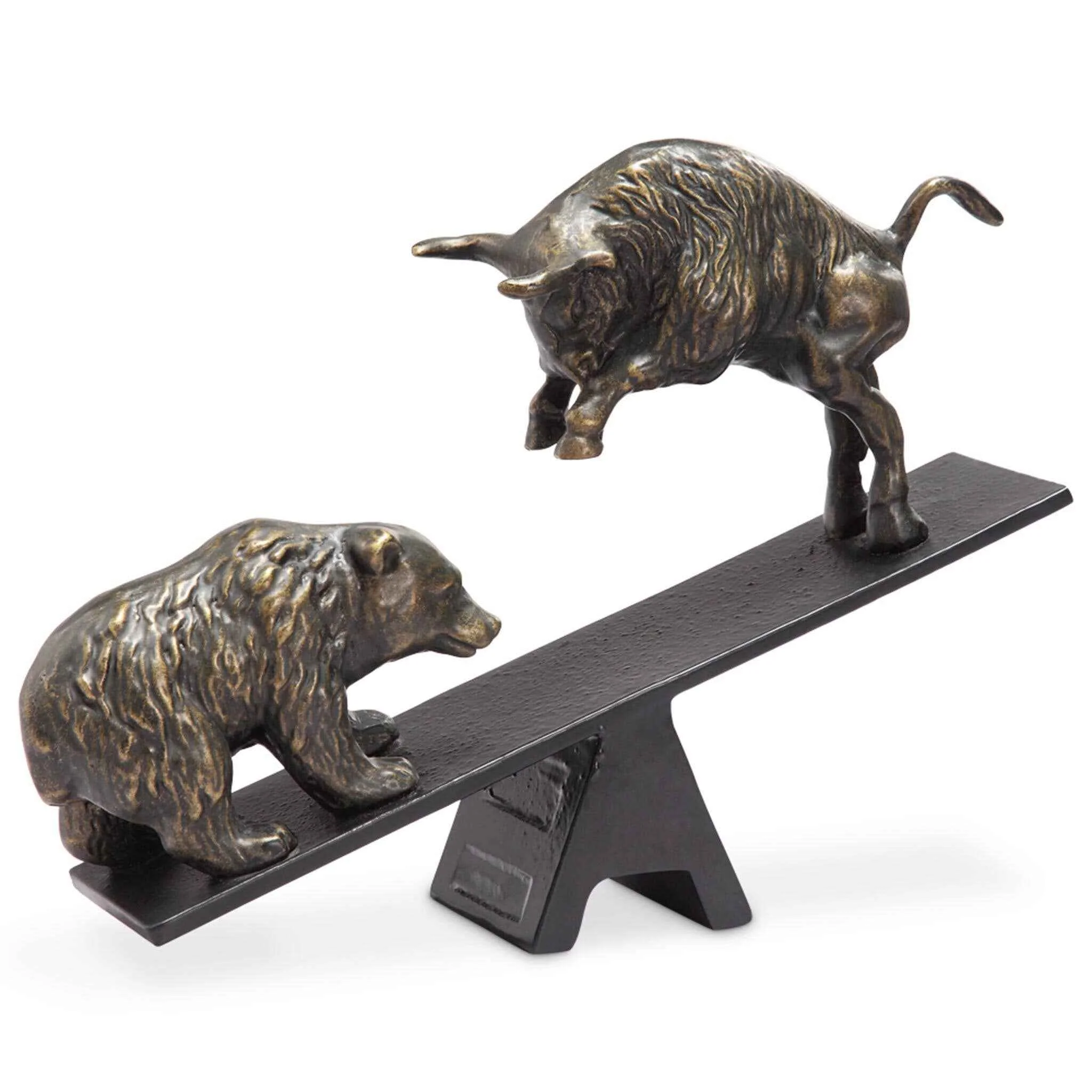 Wall Street Struggle (Bull and Bear)