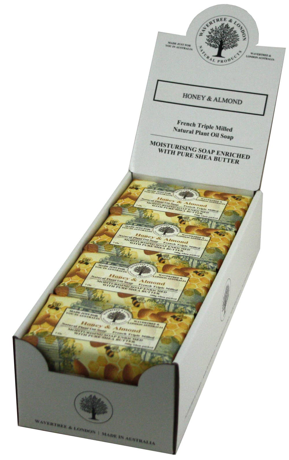 Wavertree & London Honey & Almond Luxury Soap Bars - Image 2