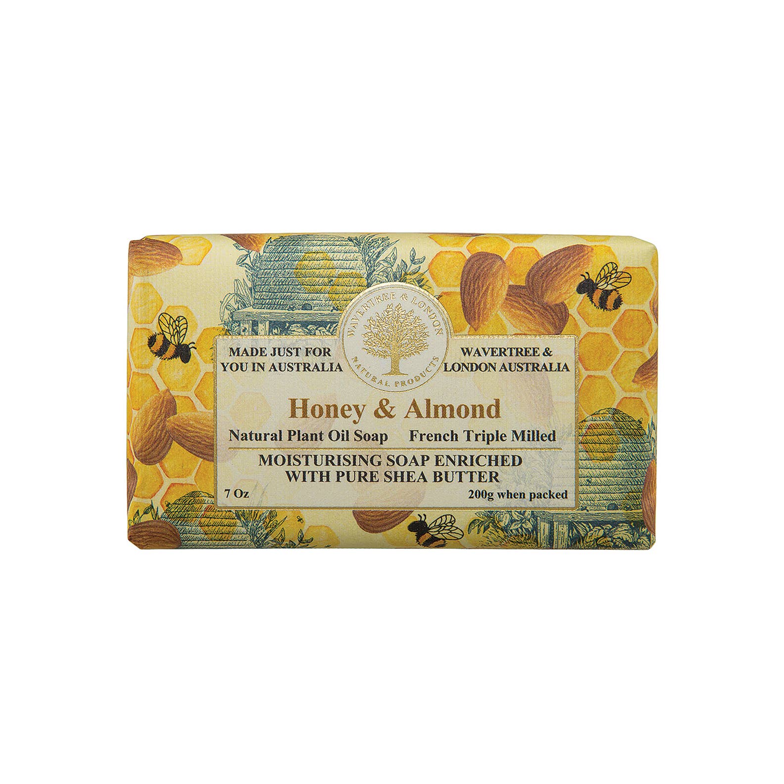 Wavertree & London Honey & Almond Luxury Soap Bars - Image 3