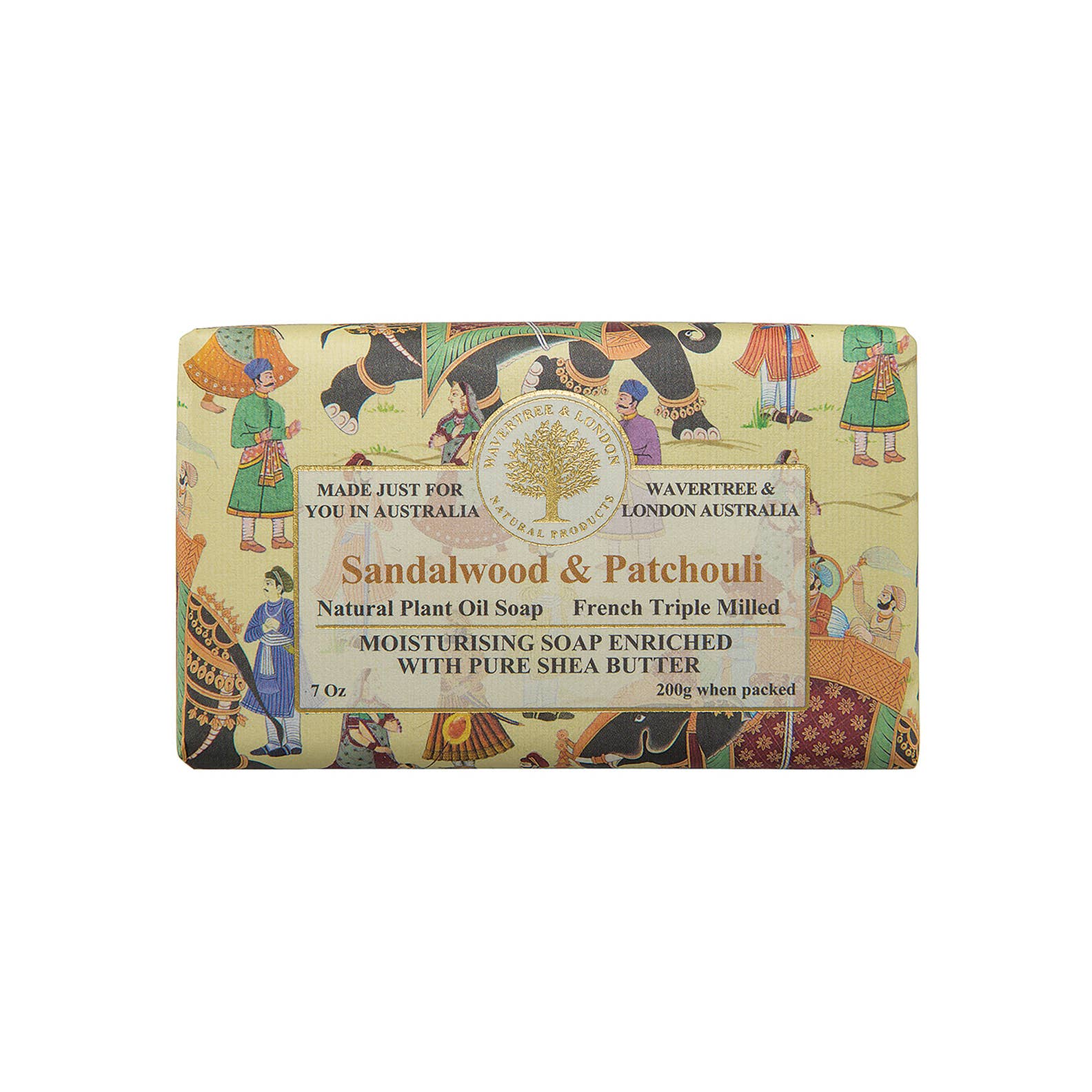 Wavertree & London Sandalwood & Patchouli  Luxury Soap Bars - Image 3