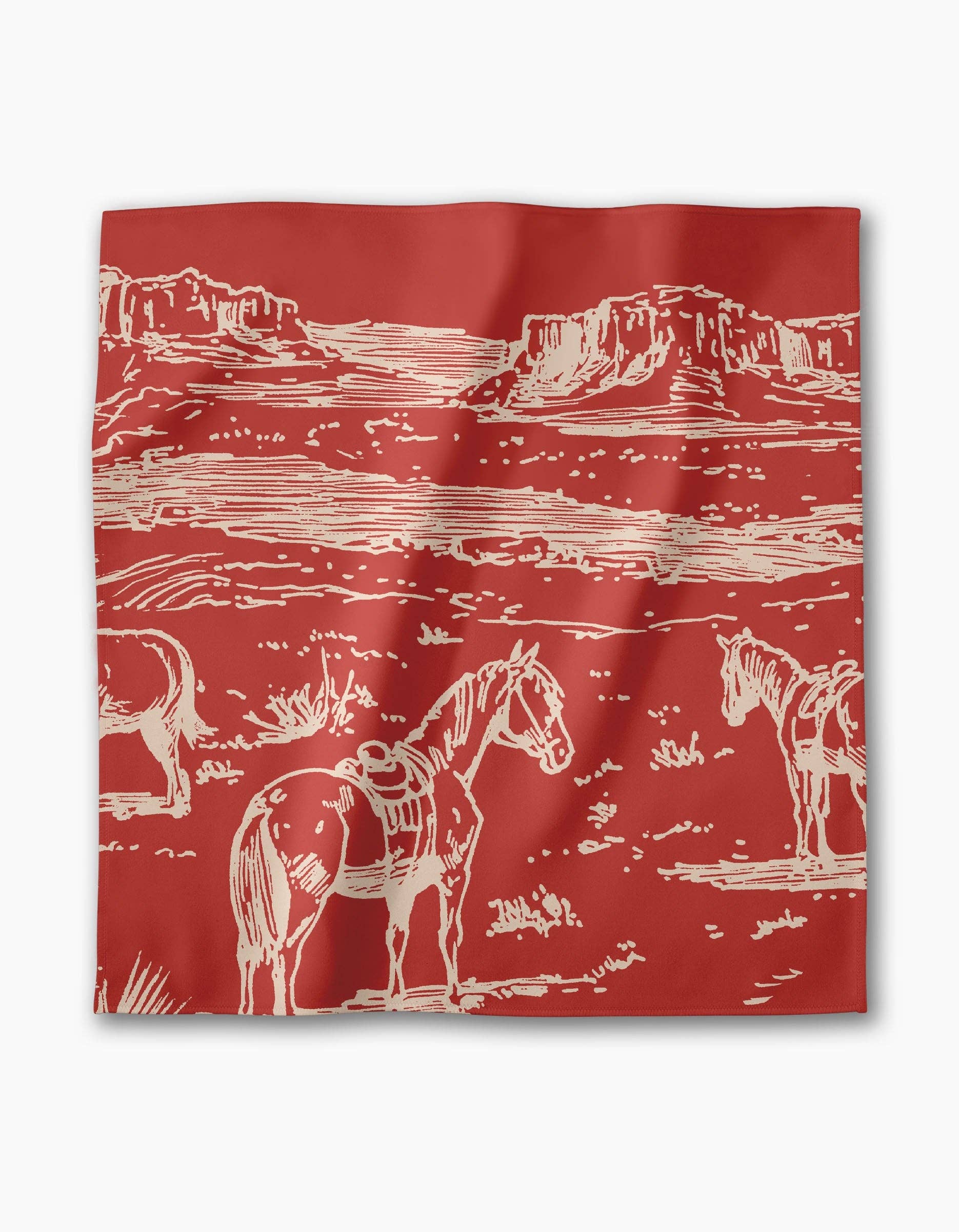 Western Scene Dinner Napkins - Image 2