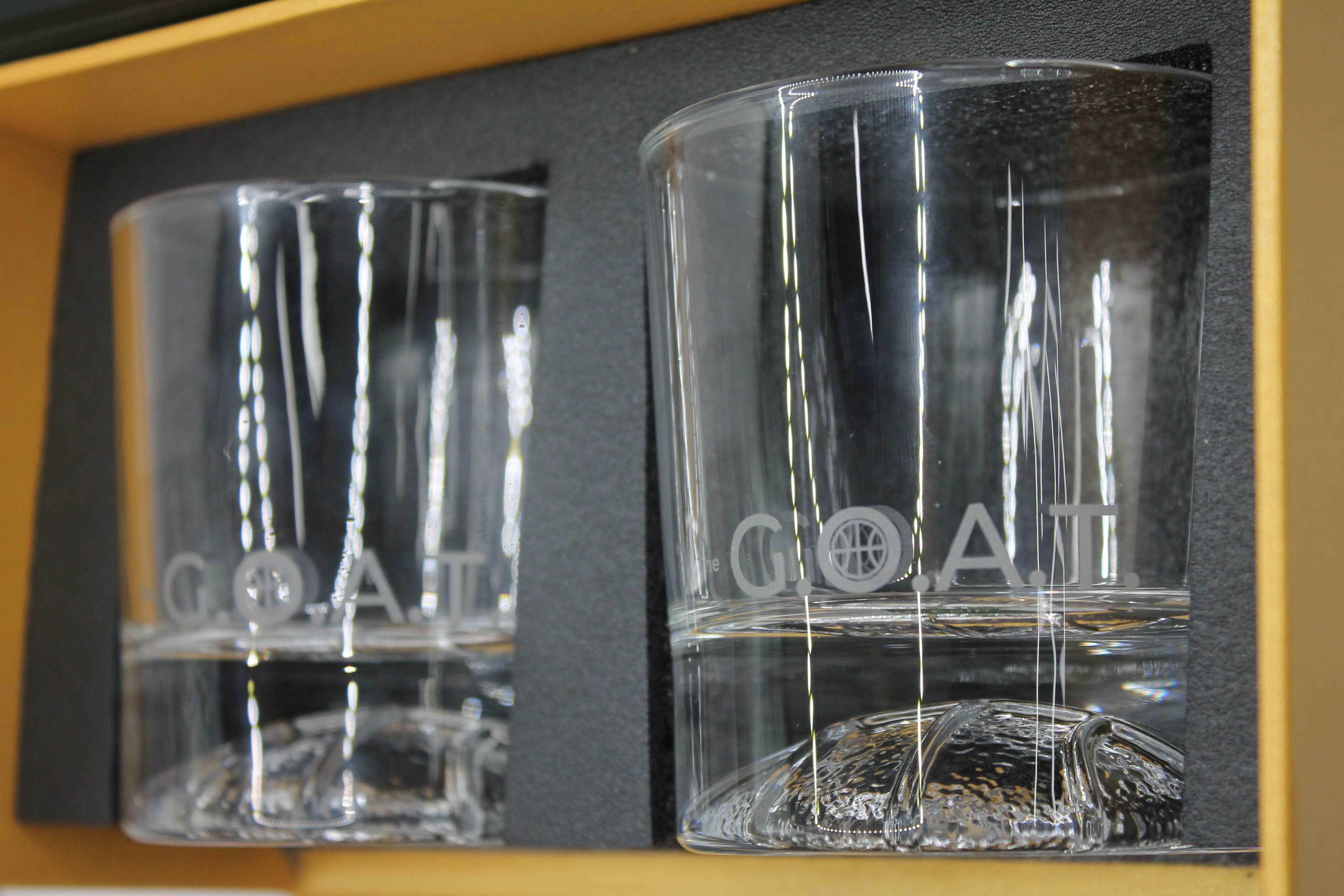 Whiskey BASKETBALL Glasses, Set of 2 - Image 3
