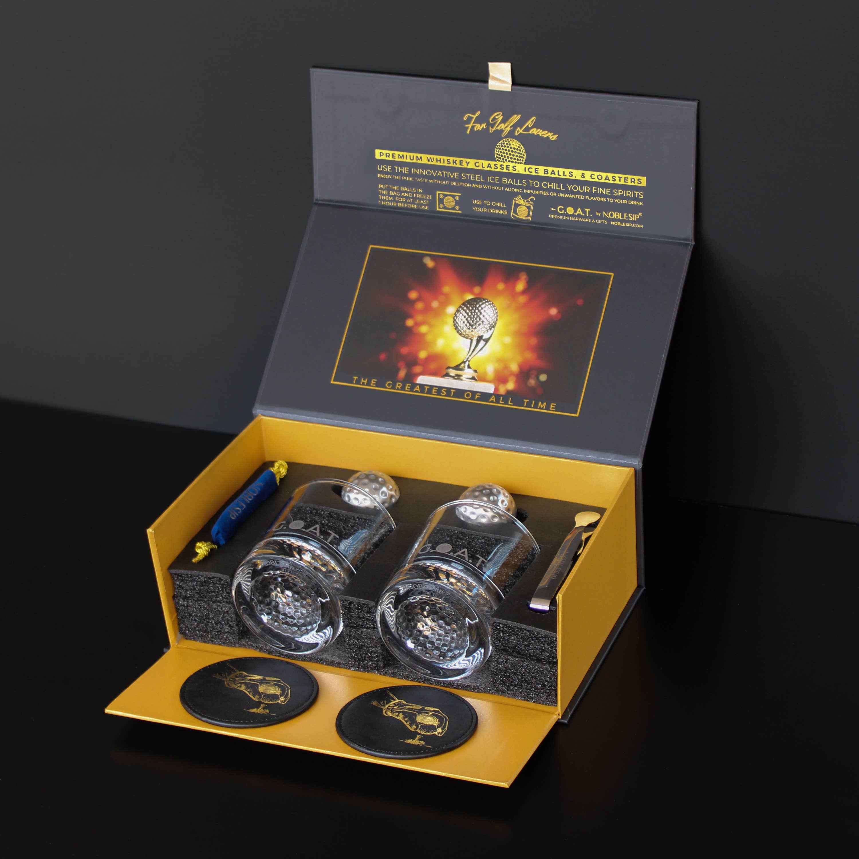 Whiskey GOLF Glasses Full Set