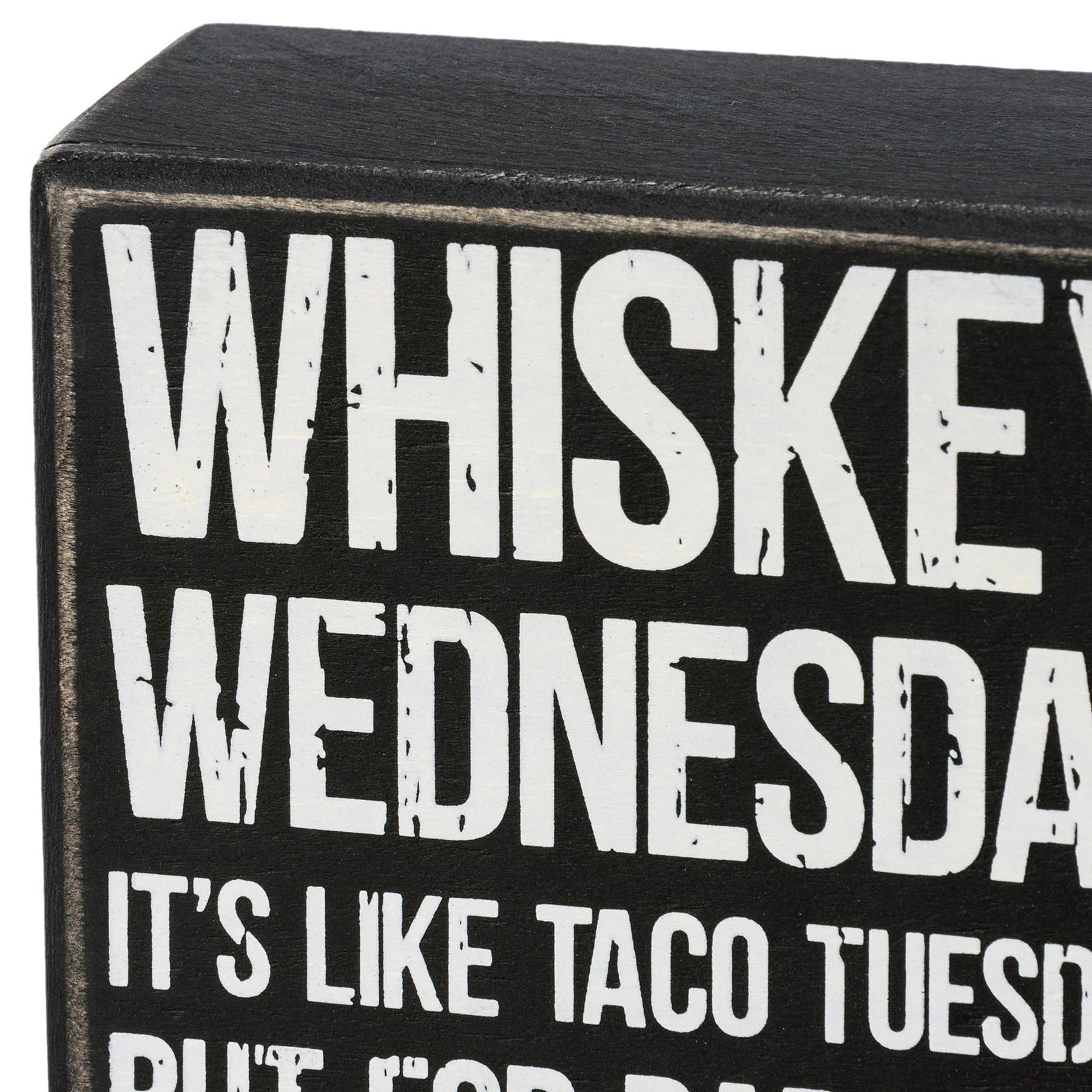 Whiskey Wednesday Sign - Image 3