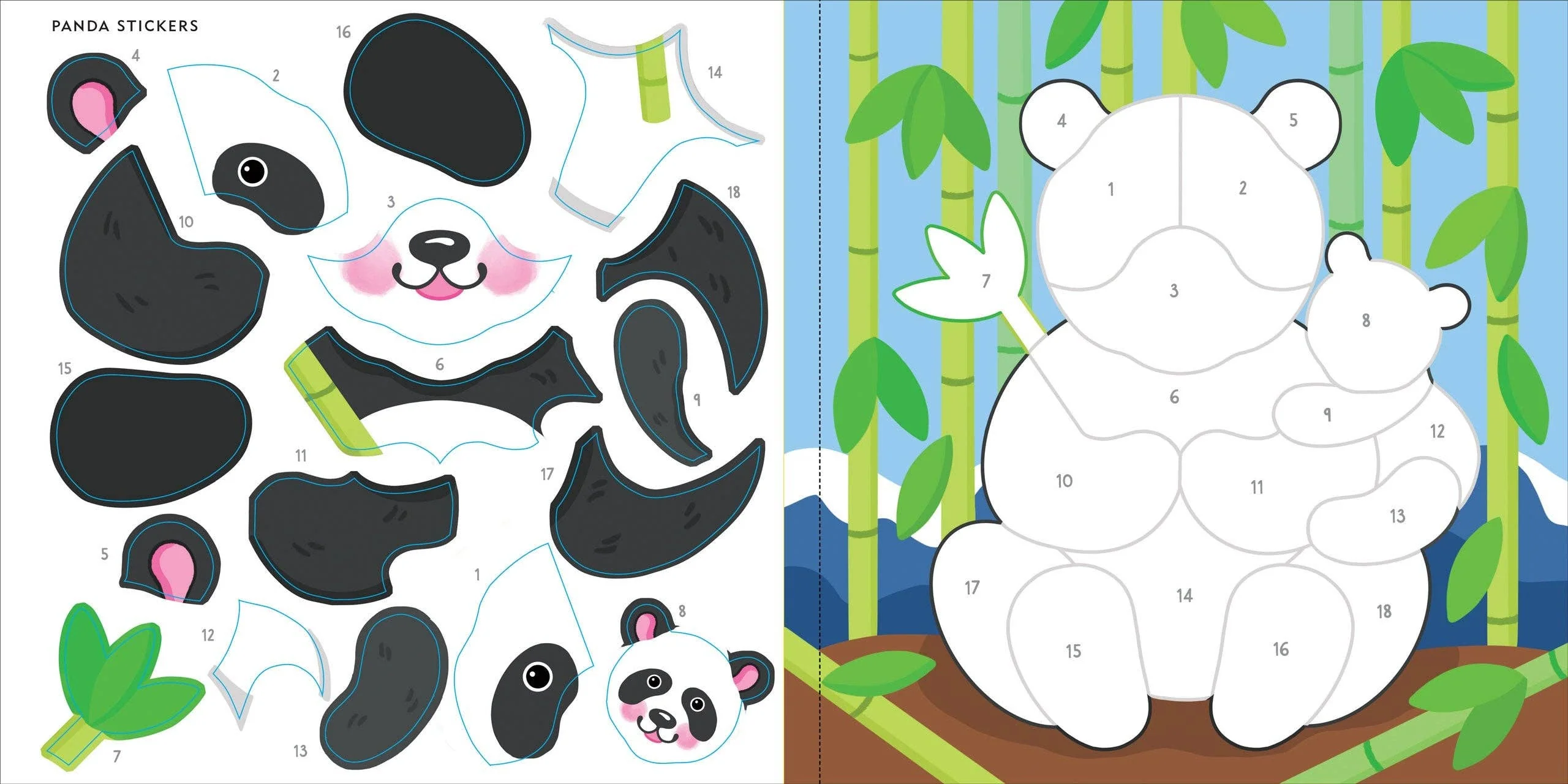 Wild Animals First Color by Sticker Book - Image 4