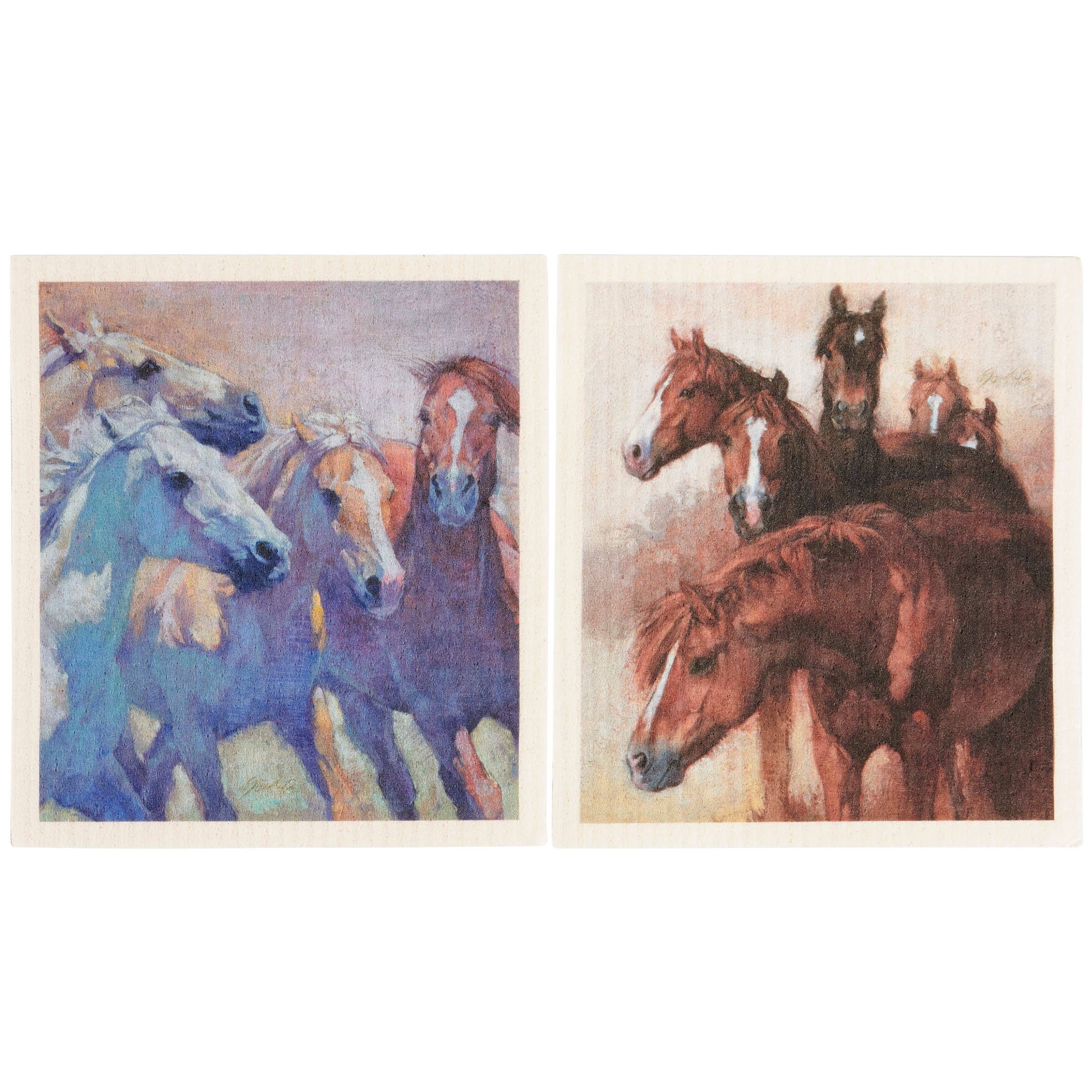 Wild Horses Swedish Dishcloth Set - Image 5